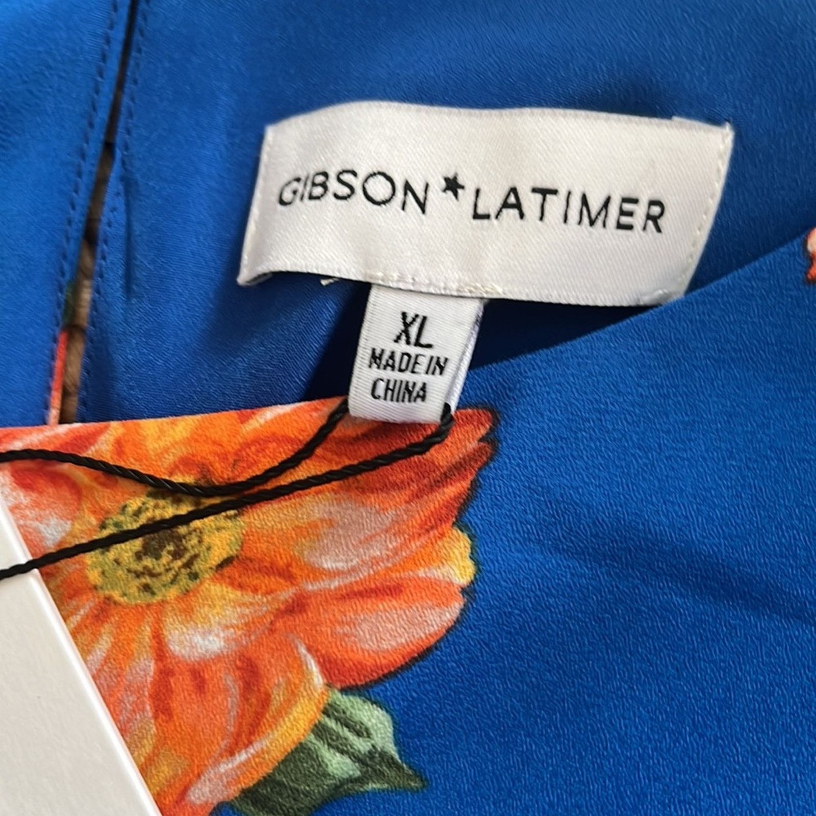 Other Gibson Latimer Floral long Sleeve Dress Size XL / US 12-14 / IT 48-50 - 5 Thumbnail