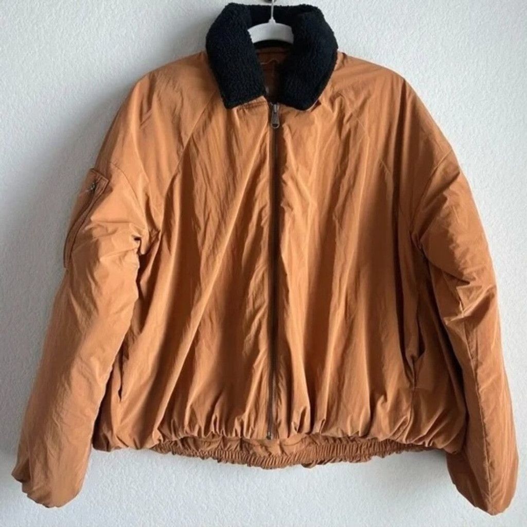 Free People 🧸 Free People Outpost Bomber Puff Jacket • Size S Size S / US 4 / IT 40 - 4 Thumbnail