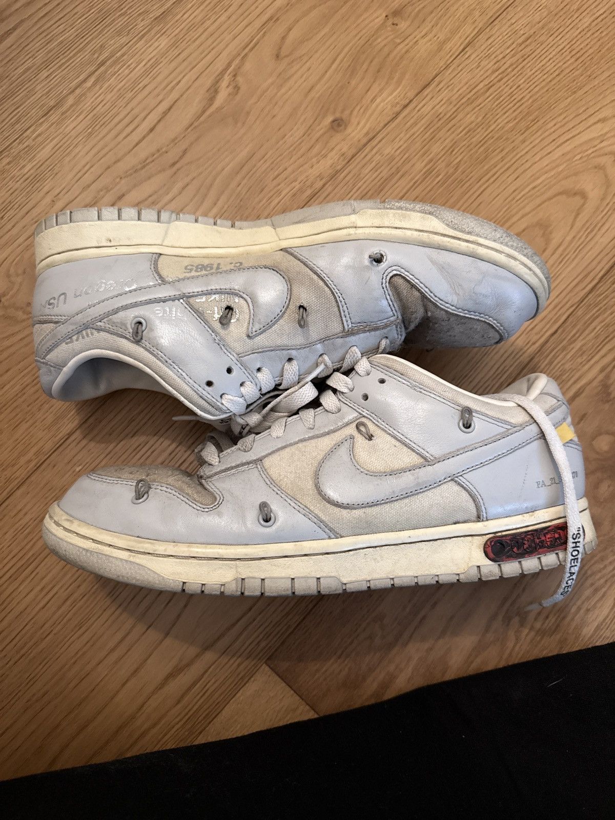 Nike × Off-White Nike Off-White x Dunk Low Lot 08 of 50 NB Size 10.5 Size US 10.5 / EU 43-44 - 1 Thumbnail