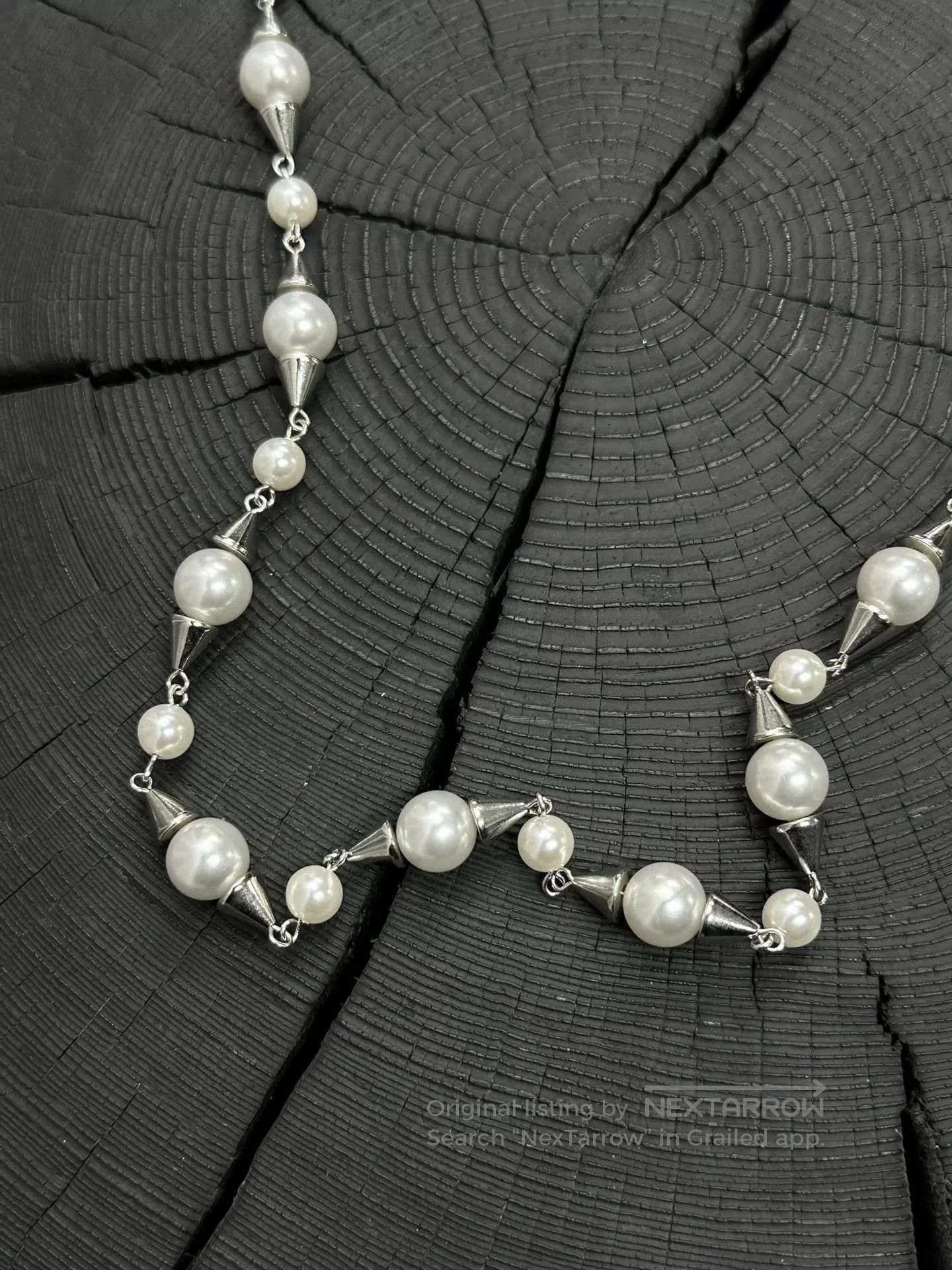 Junya Watanabe Junya Watanabe Pearl Studded Necklace. Size ONE SIZE - 3 Thumbnail