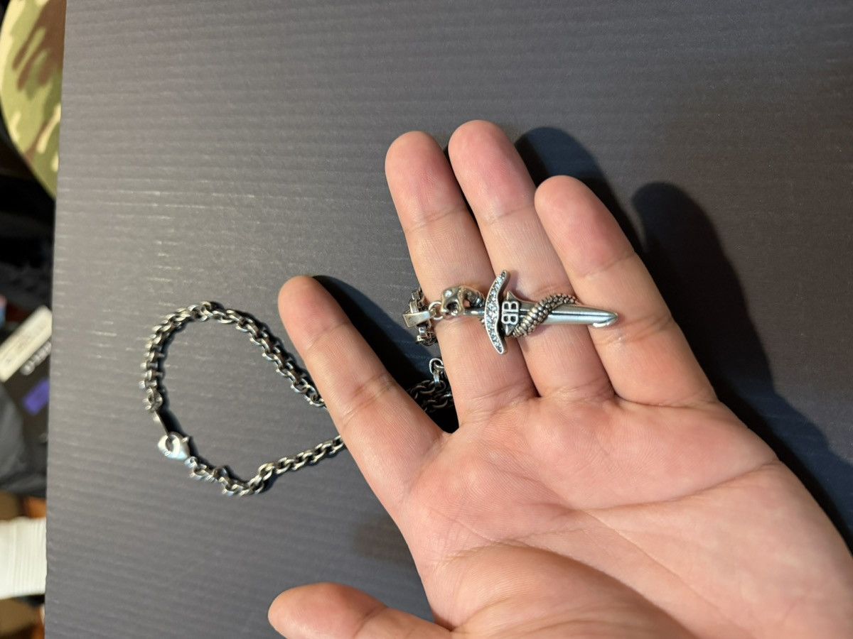 Balenciaga Balenciaga goth sword snake necklace Size ONE SIZE - 5 Thumbnail