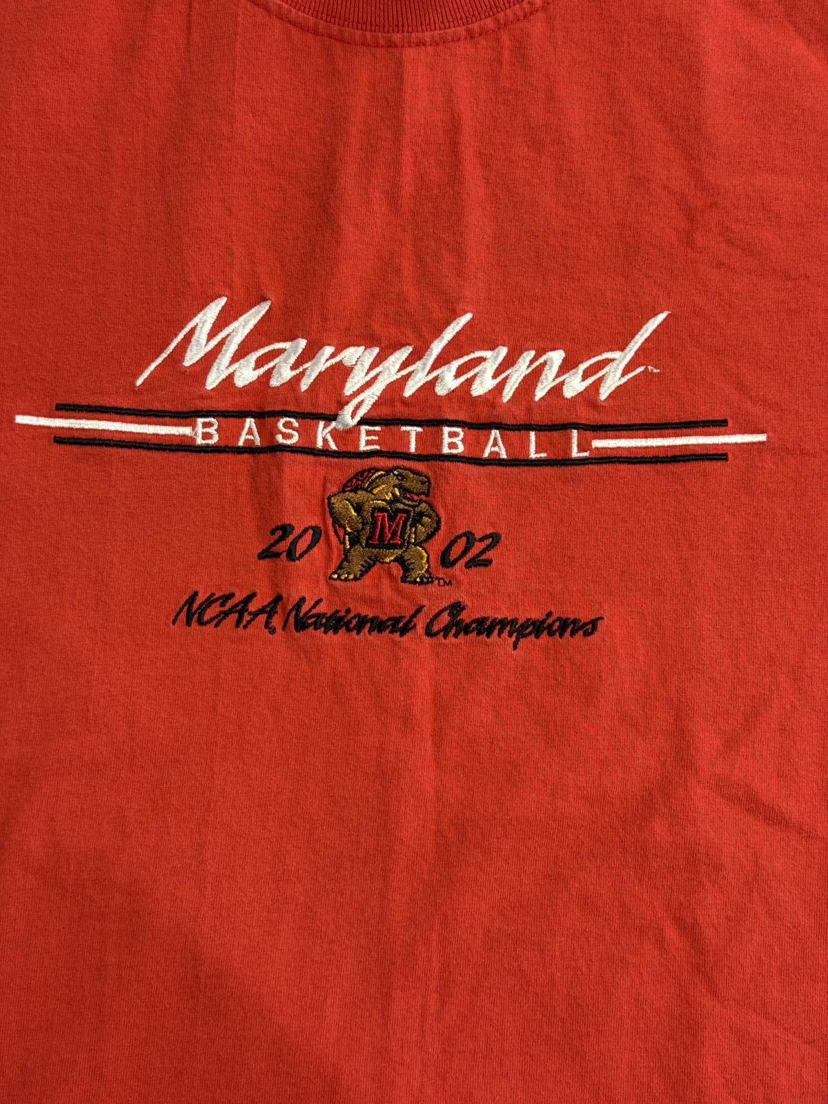 Designer VTG University of Maryland Basketball Terps T-shirt 2002 L Size US L / EU 52-54 / 3 - 3 Thumbnail
