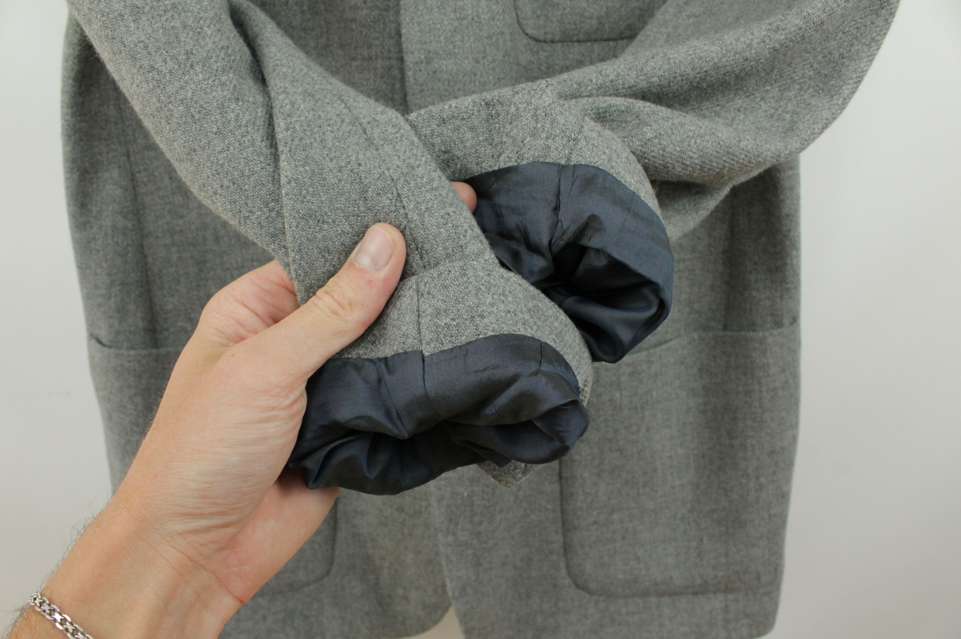 Hugo Boss Vintage Hugo Boss Gray Fleece Wool Sport Coat Blazer Jacket Size US M / EU 48-50 / 2 - 4 Thumbnail