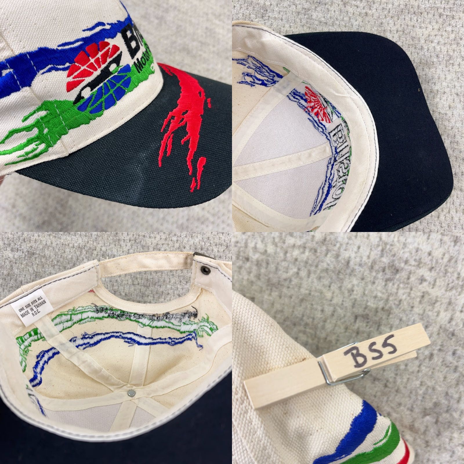 Vintage VINTAGE Bristol Motor Speedway Hat Cap Strap Back Splash Big Logo Racing Y2K 00s Kangaroo? Size ONE SIZE - 8 Thumbnail