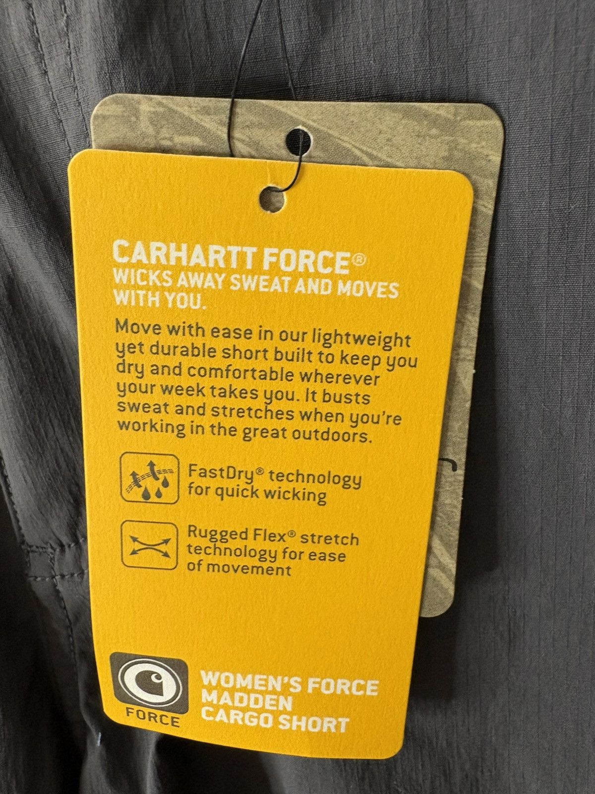 Carhartt NWT women’s straight fit cargo shorts size medium size 18 Size 40" / US 18 - 6 Thumbnail