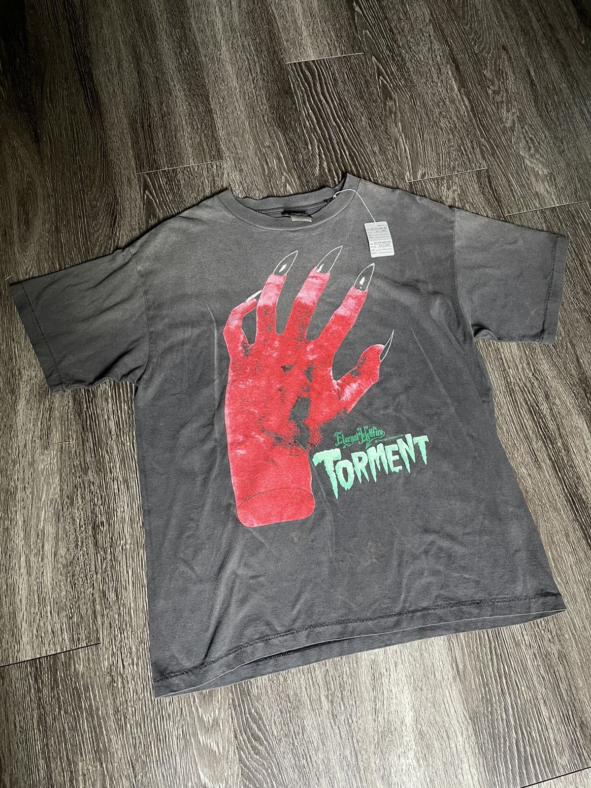 Saint Michael NEW Saint Michael Devil Hand Tee Size US L / EU 52-54 / 3 - 1 Thumbnail