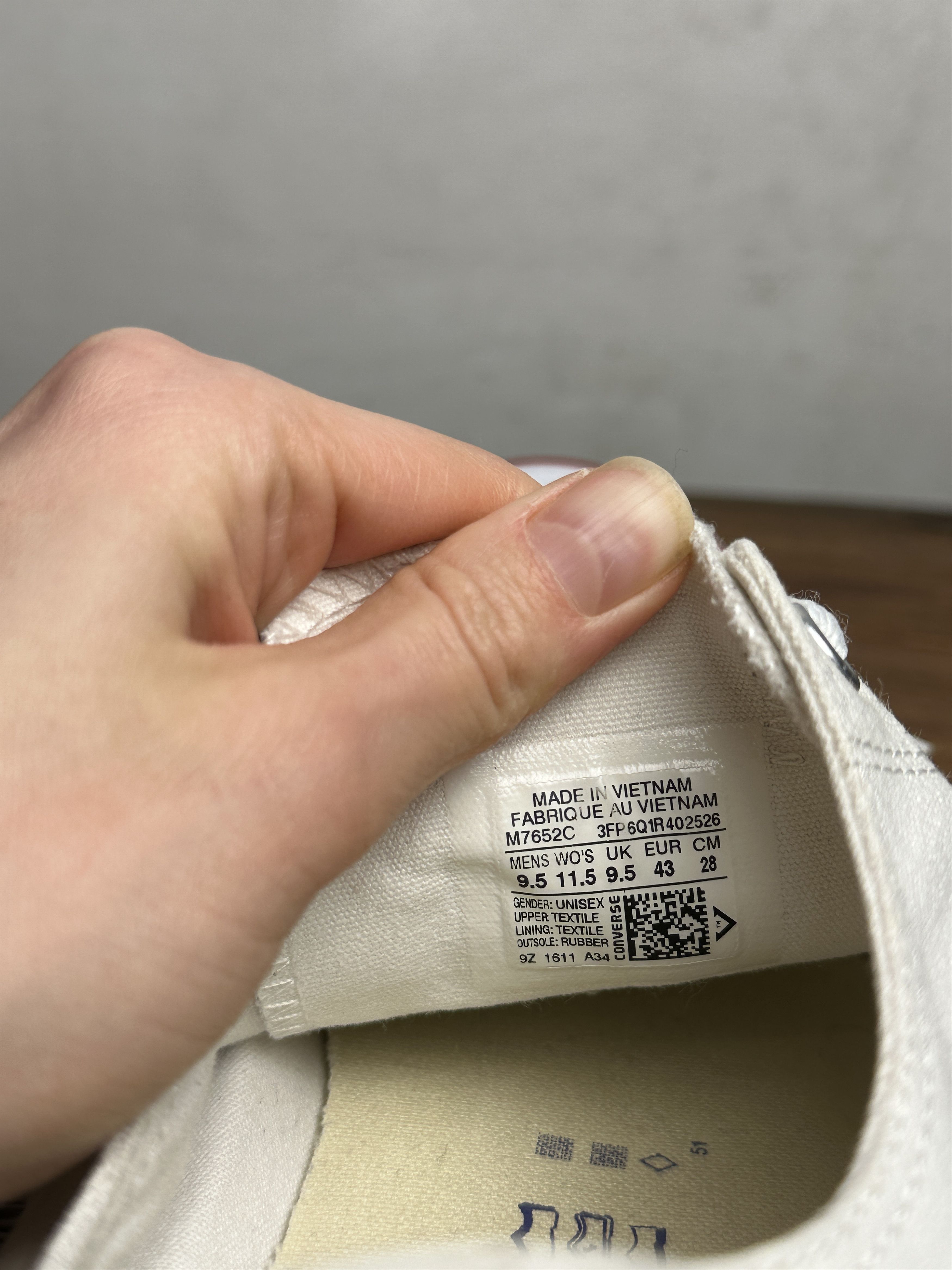 Converse Converse Chuck Taylor All Star Ox Optical White Size US 9.5 / EU 42-43 - 8 Thumbnail