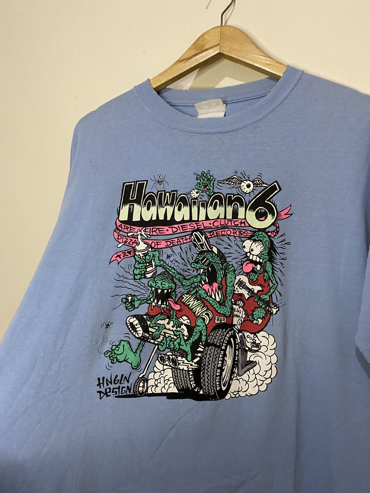 Band Tees × Vintage PIZZA OF DEATH Hawaiian 6 Size US XL / EU 56 / 4 - 4 Thumbnail