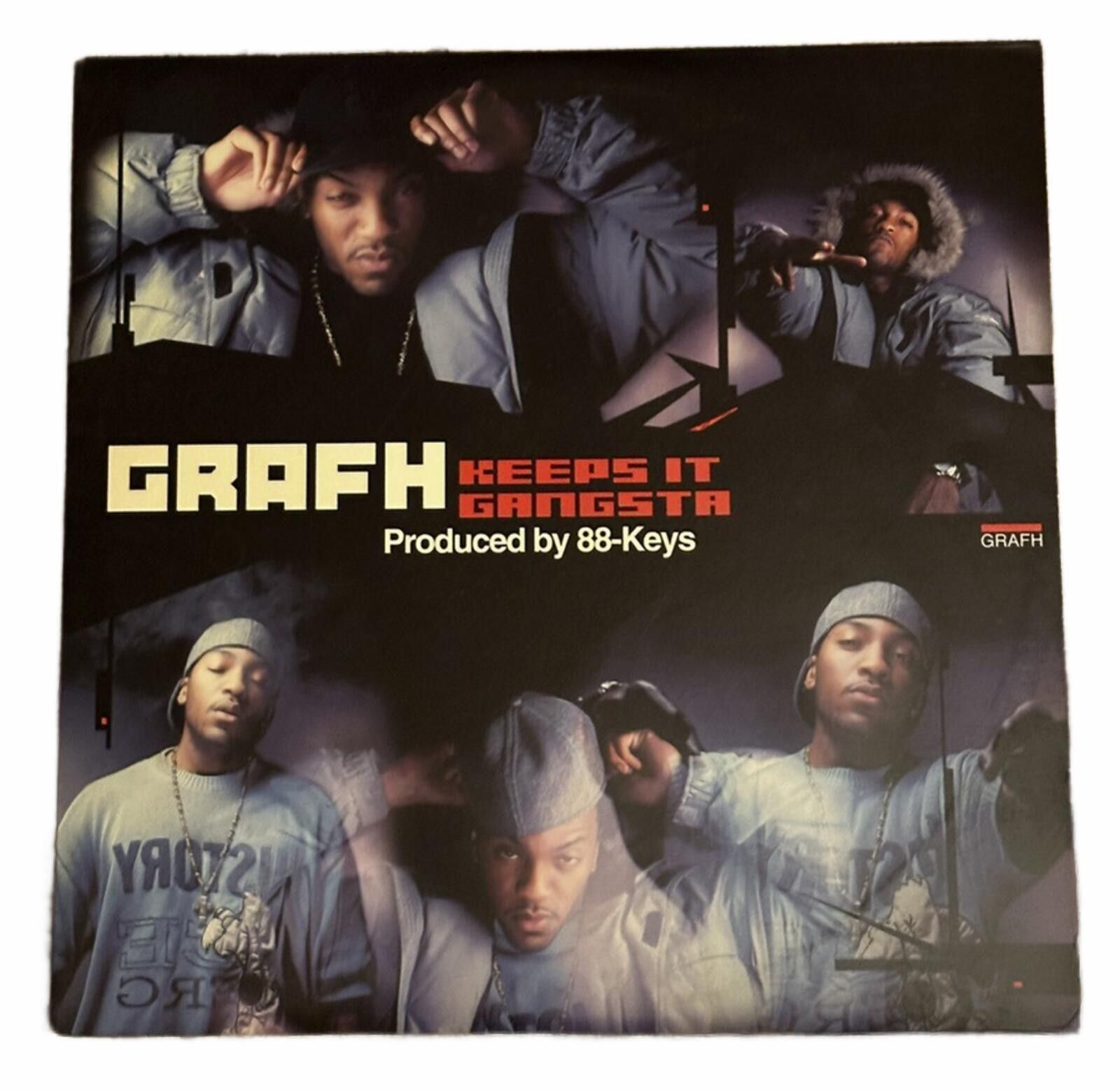 Robert Graham GRAFH Keeps It Gangsta Produced by 88-Keys Vinyl LP Size ONE SIZE - 2 Thumbnail