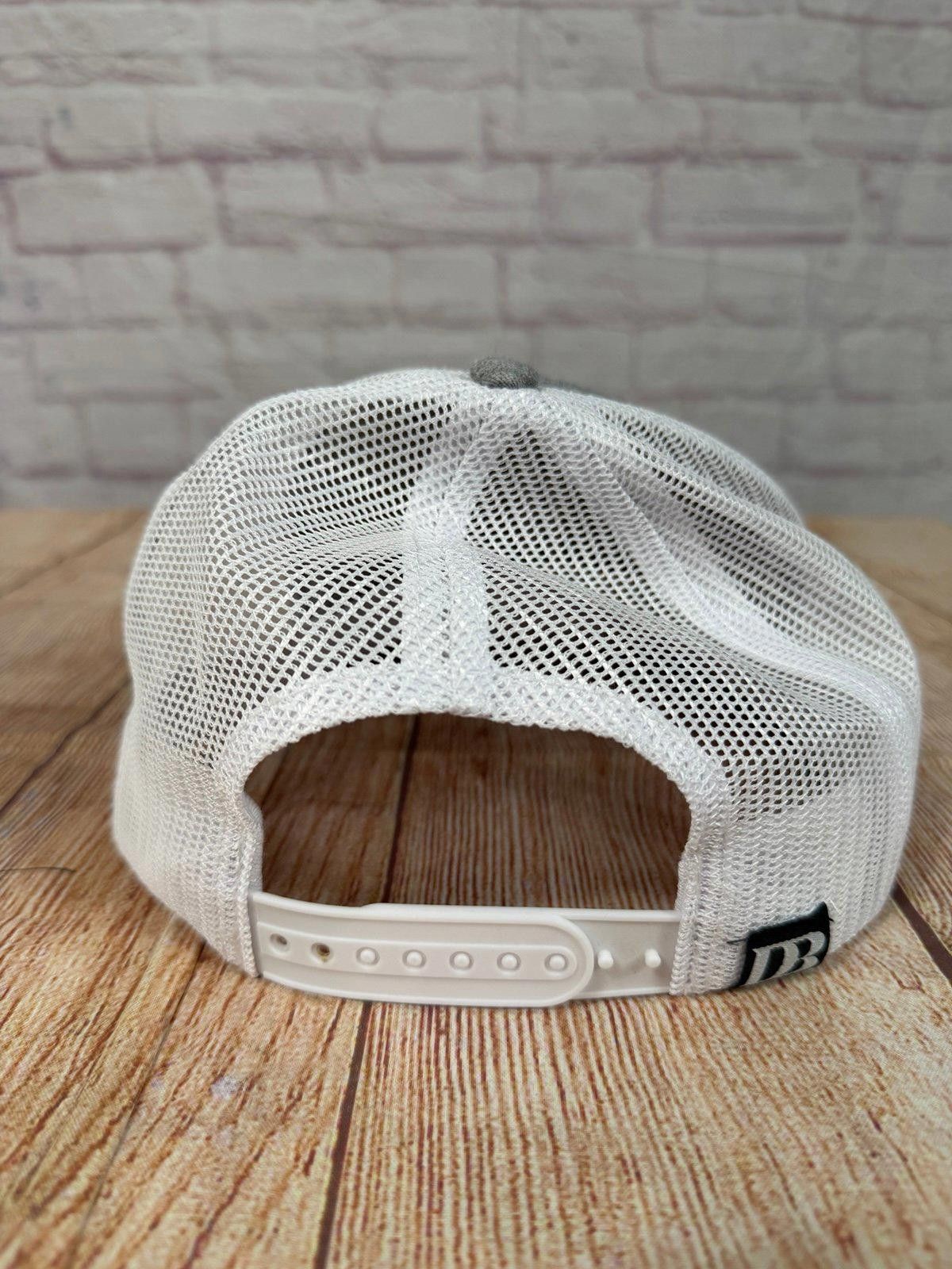 Other Love Your Legacy Grey Trucker Hat with Leather Patch Size ONE SIZE - 5 Thumbnail