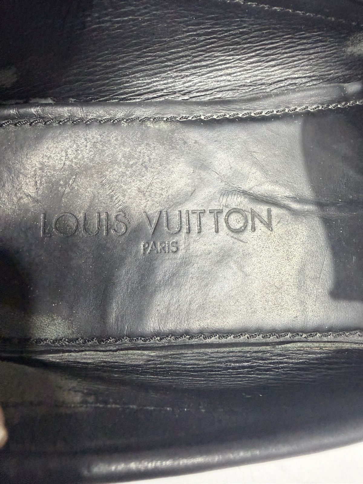 Louis Vuitton Louis Vuitton Black Leather Monte Carlo Loafers Size US 12 / EU 45 - 9 Thumbnail