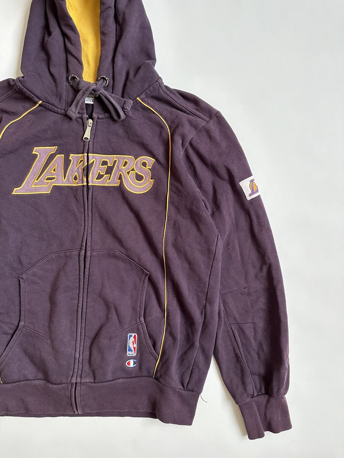 Champion Vintage Champion LA Lakers Zip Hoodie Size US S / EU 44-46 / 1 - 2 Thumbnail