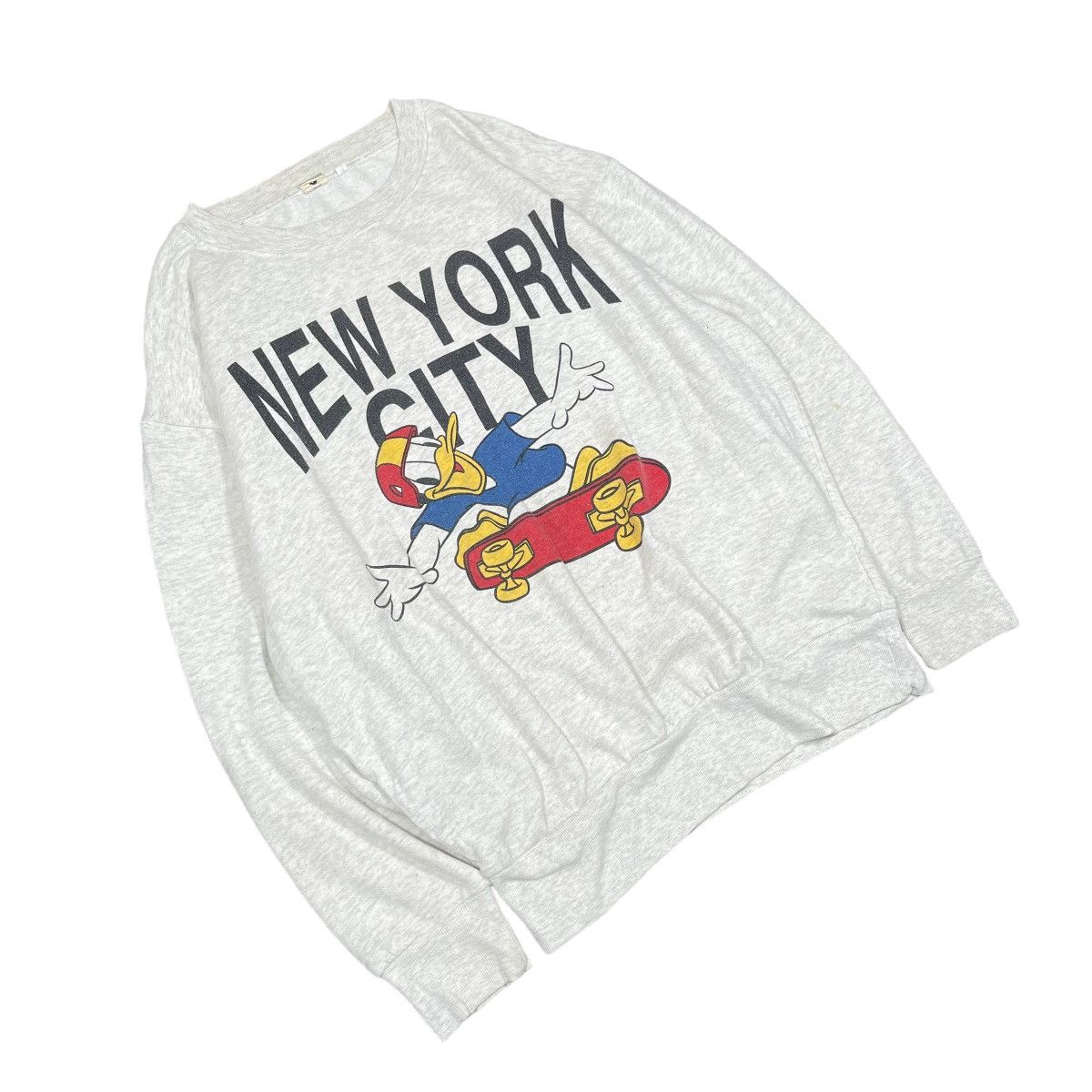 Disney × Vintage 1990s Donald Duck NYC Oversize Crewneck Size US XL / EU 56 / 4 - 2 Thumbnail