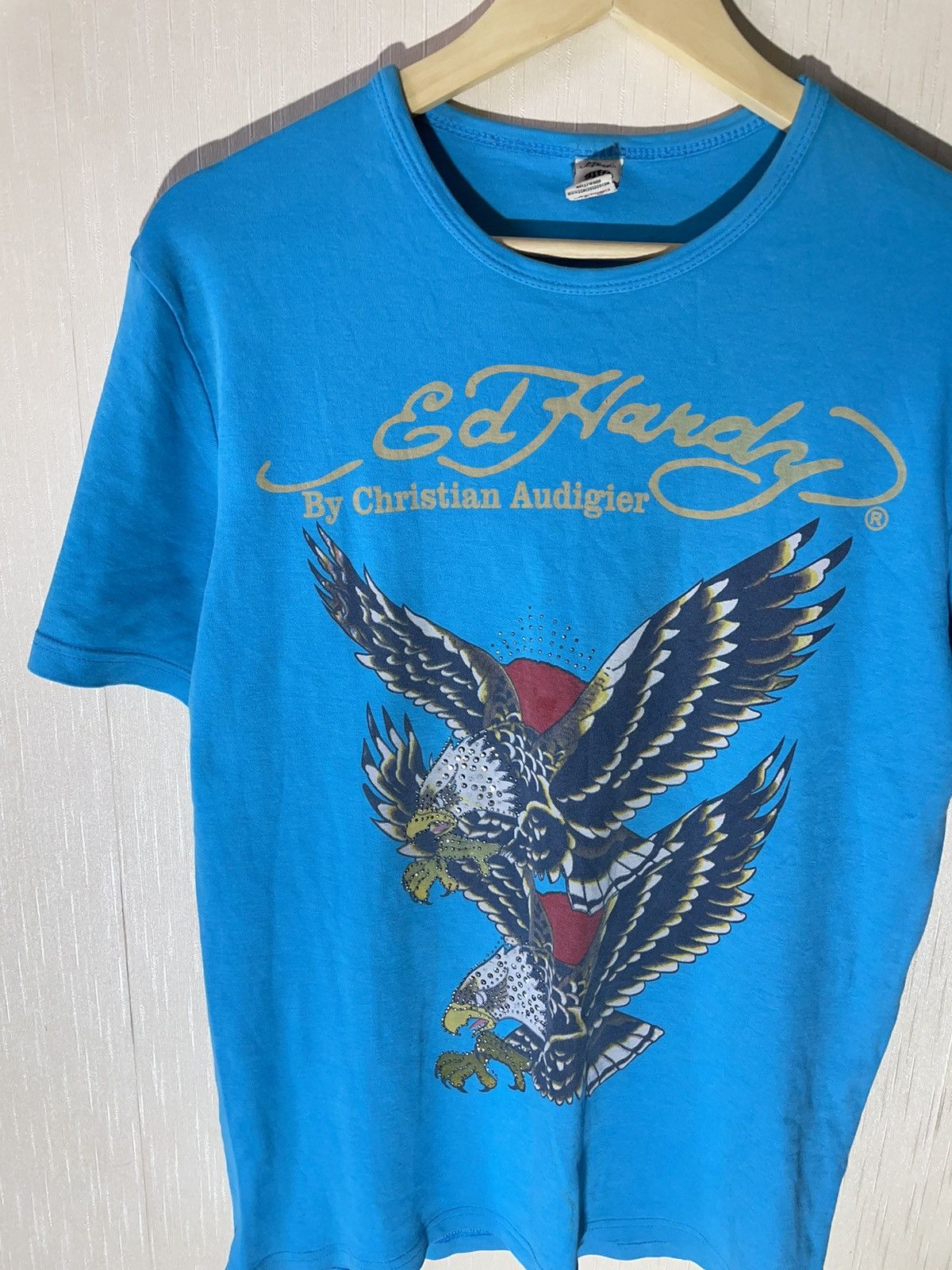 Ed Hardy × Vintage Ed Hardy vintage streetwear T shirt Size US L / EU 52-54 / 3 - 4 Thumbnail