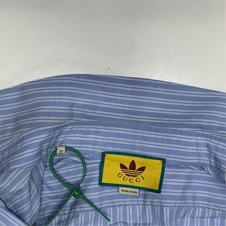 Other Gucci x Adidas Striped Logo Long Sleeve Shirt-2507 Size US M / EU 48-50 / 2 - 8 Thumbnail