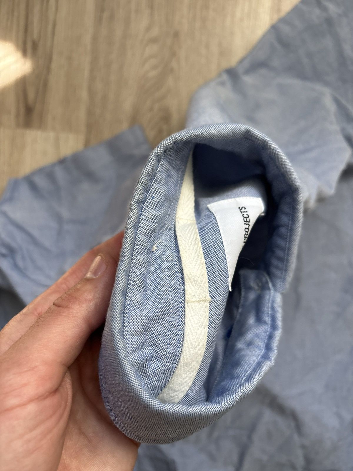 Norse Projects Norse Projects Anton Oxford Short sleeve shirt Size US M / EU 48-50 / 2 - 12 Thumbnail