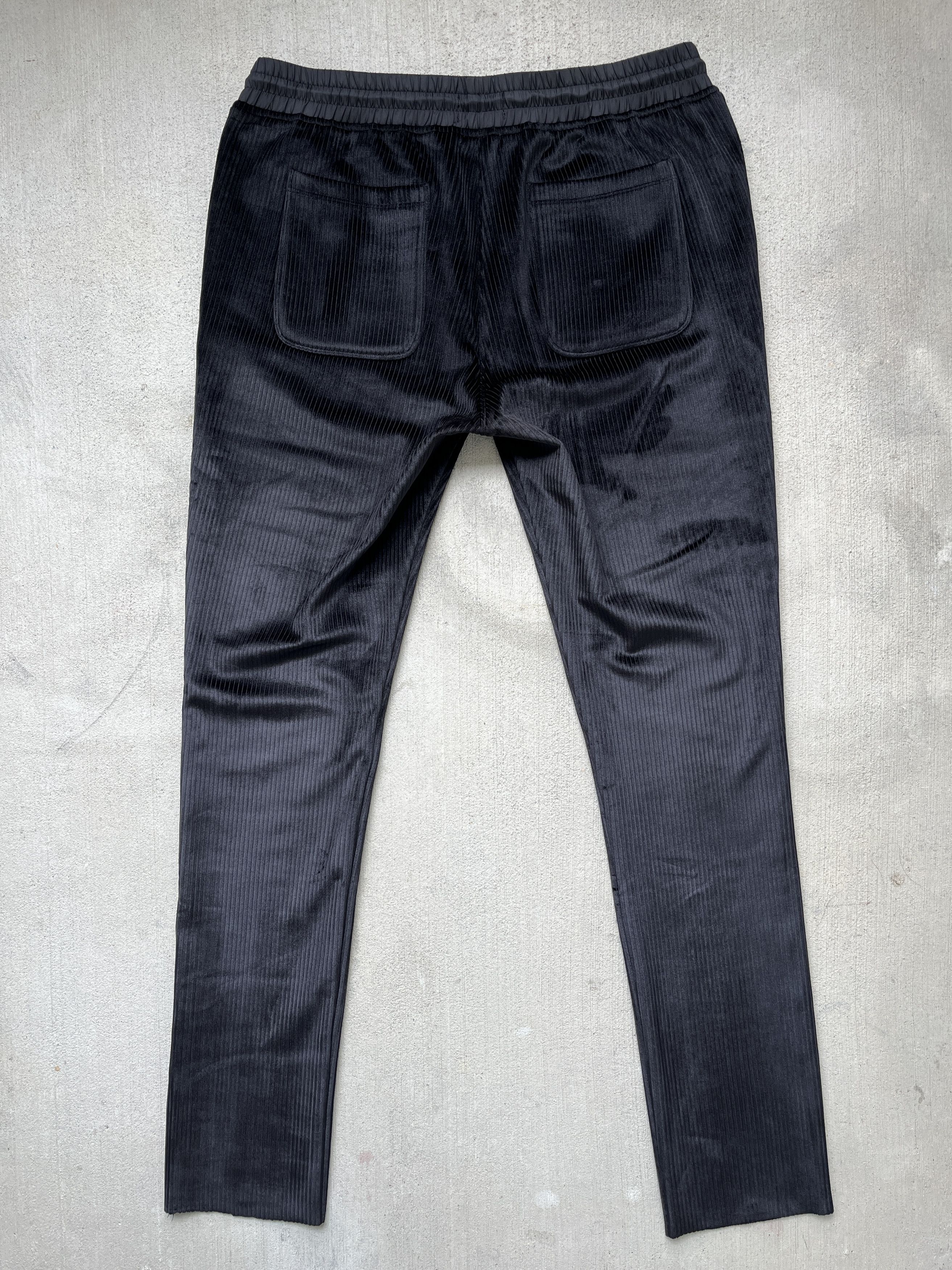 Rta RTA Velour Corduroy Pants Black Size XL Size US 34 / EU 50 - 5 Thumbnail
