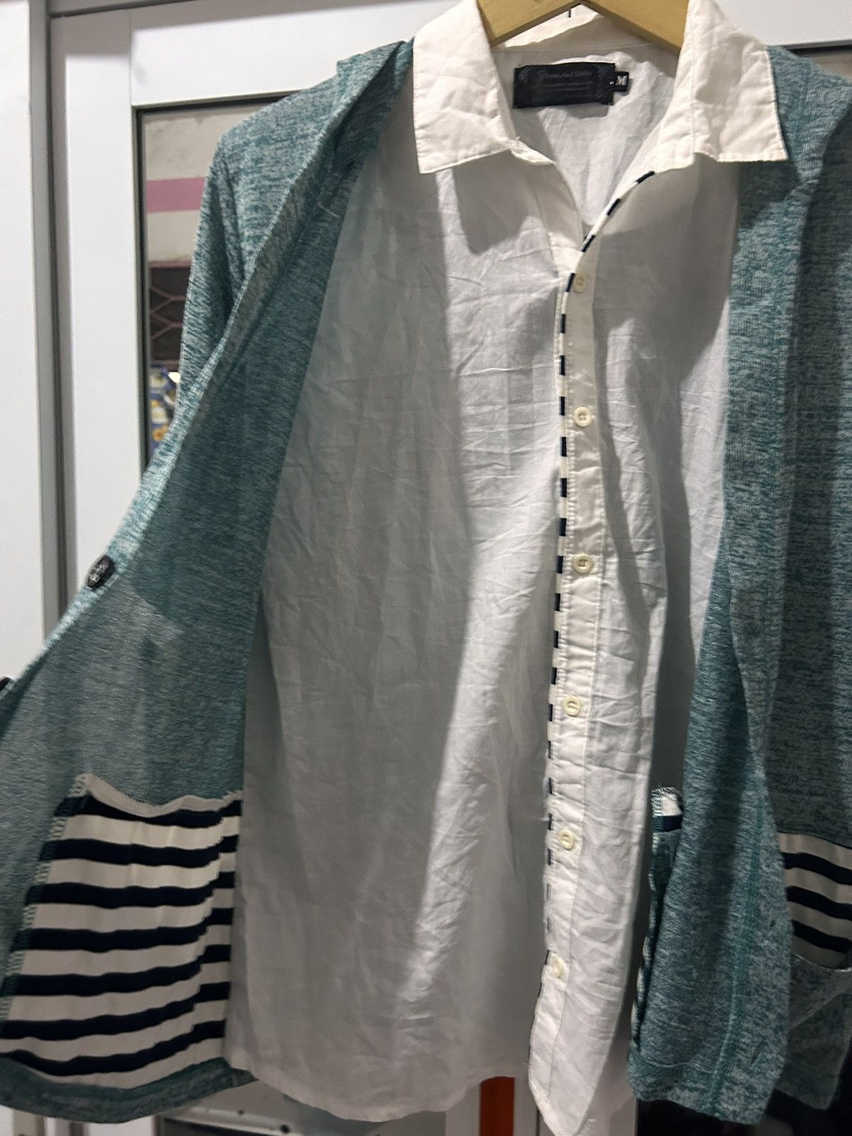 Japanese Brand Double layers japanese slippin and slidin shirt Size US M / EU 48-50 / 2 - 4 Thumbnail