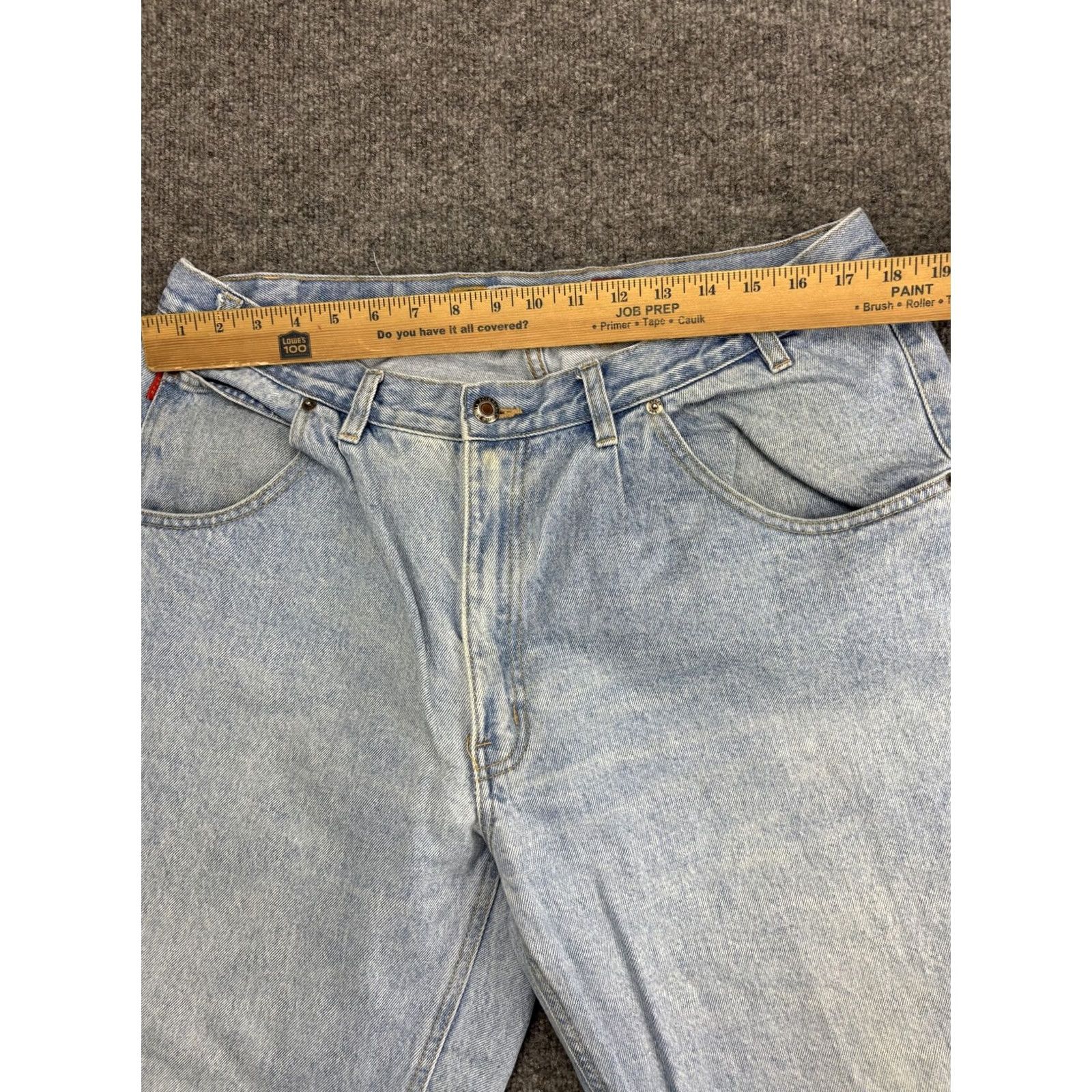 Bugle Boy VINTAGE Bugle Boy Jeans Men's 36x29 Light Wash Baggy Fit Denim Straight Pockets Logo 100% Cotton Baggy Mens Size US 36 / EU 52 - 3 Thumbnail