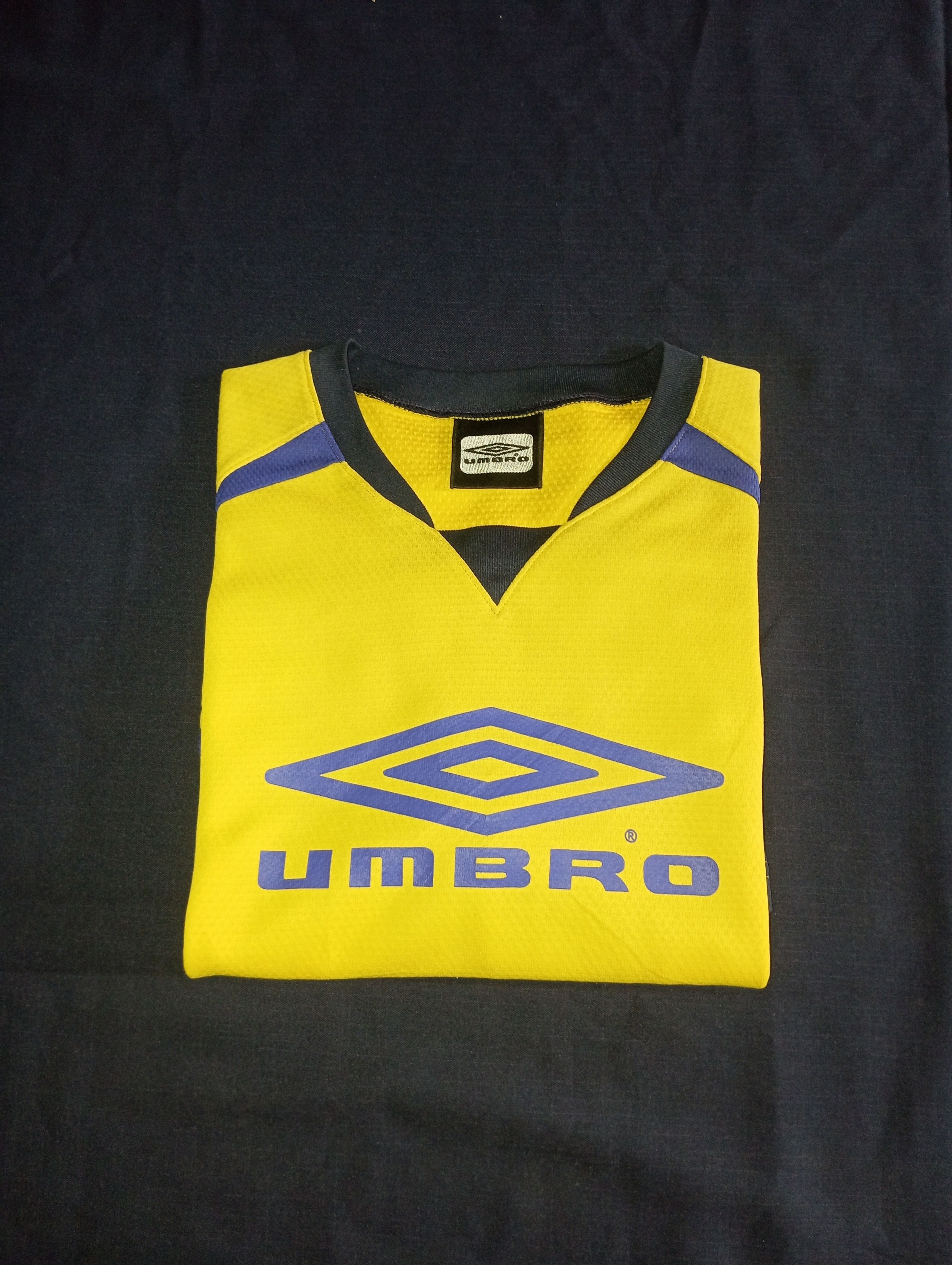Descente × Umbro UMBRO 90s Short Sleeve Game Shirt UMBRO Descente Soccer Size US M / EU 48-50 / 2 - 4 Thumbnail