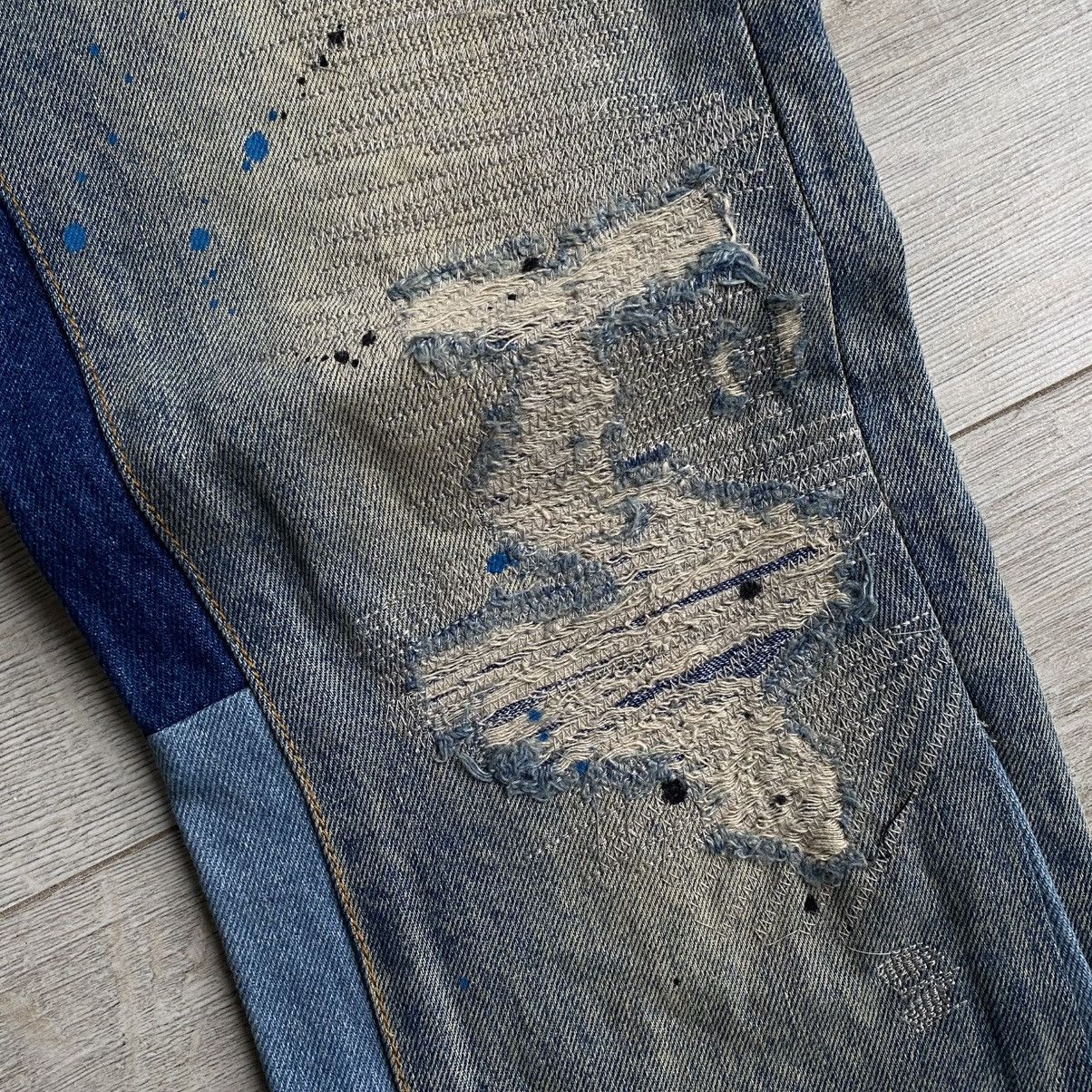 Japanese Brand Reworked Flared Gallery Dept. Custom Jeans Japanese Style Size US 34 / EU 50 - 7 Thumbnail