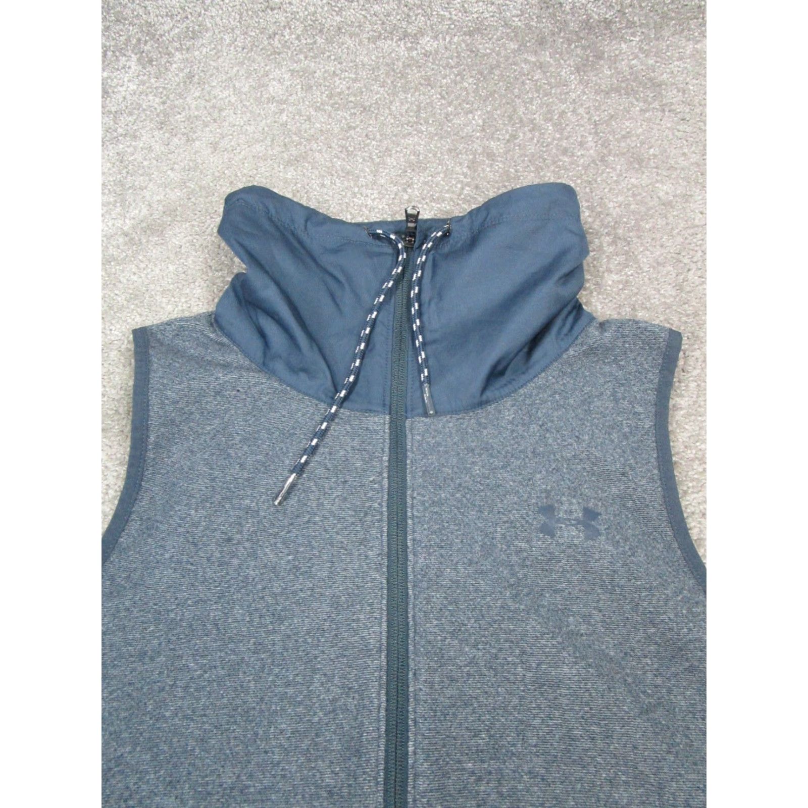 Under Armour Under Armour Vest Mens M Blue Coldgear Full Zip Windbreaker Size US M / EU 48-50 / 2 - 2 Thumbnail