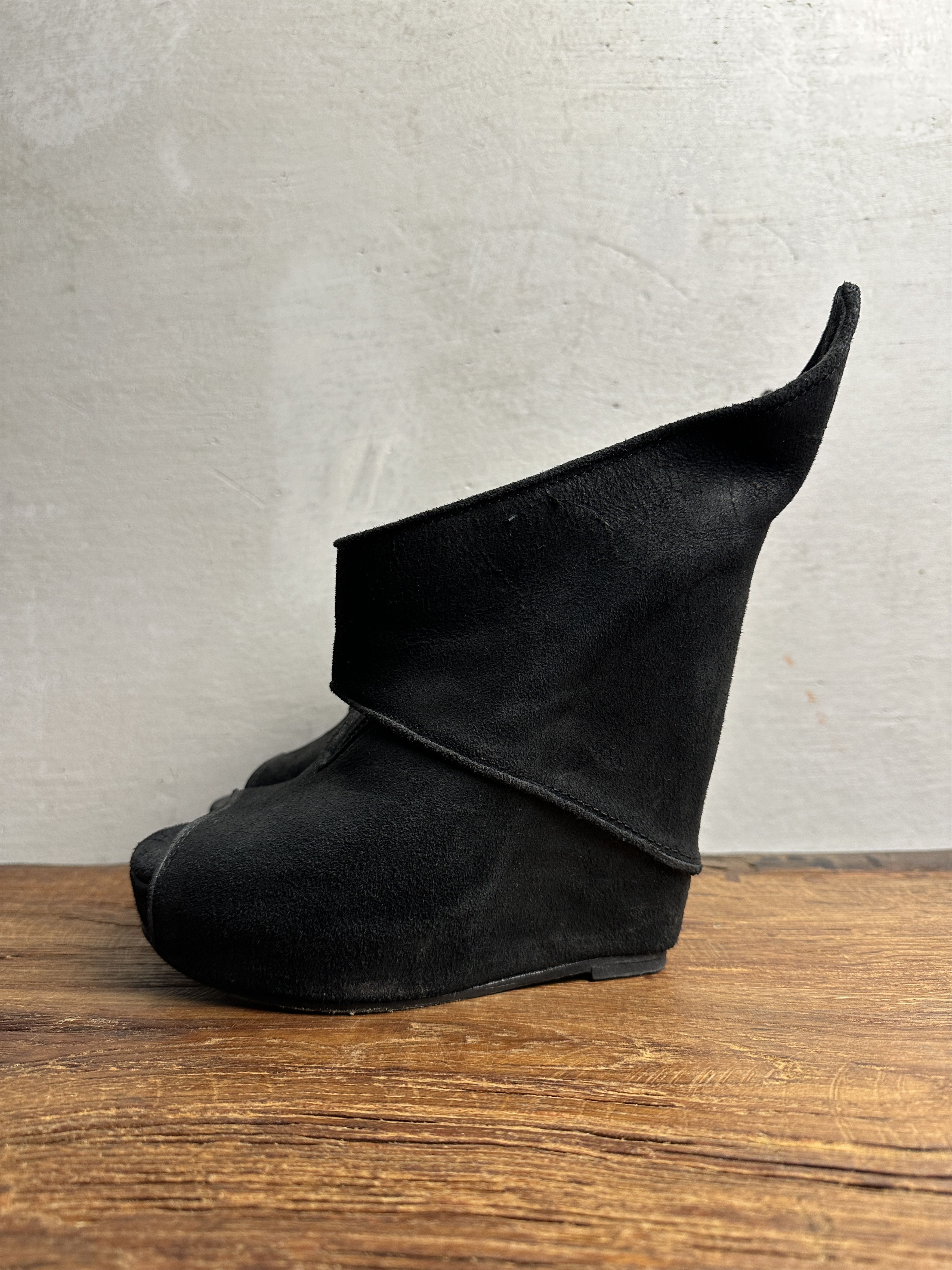 Rick Owens Rick Owens Suede Wedge Sandals Size US 10 / IT 40 - 1 Thumbnail