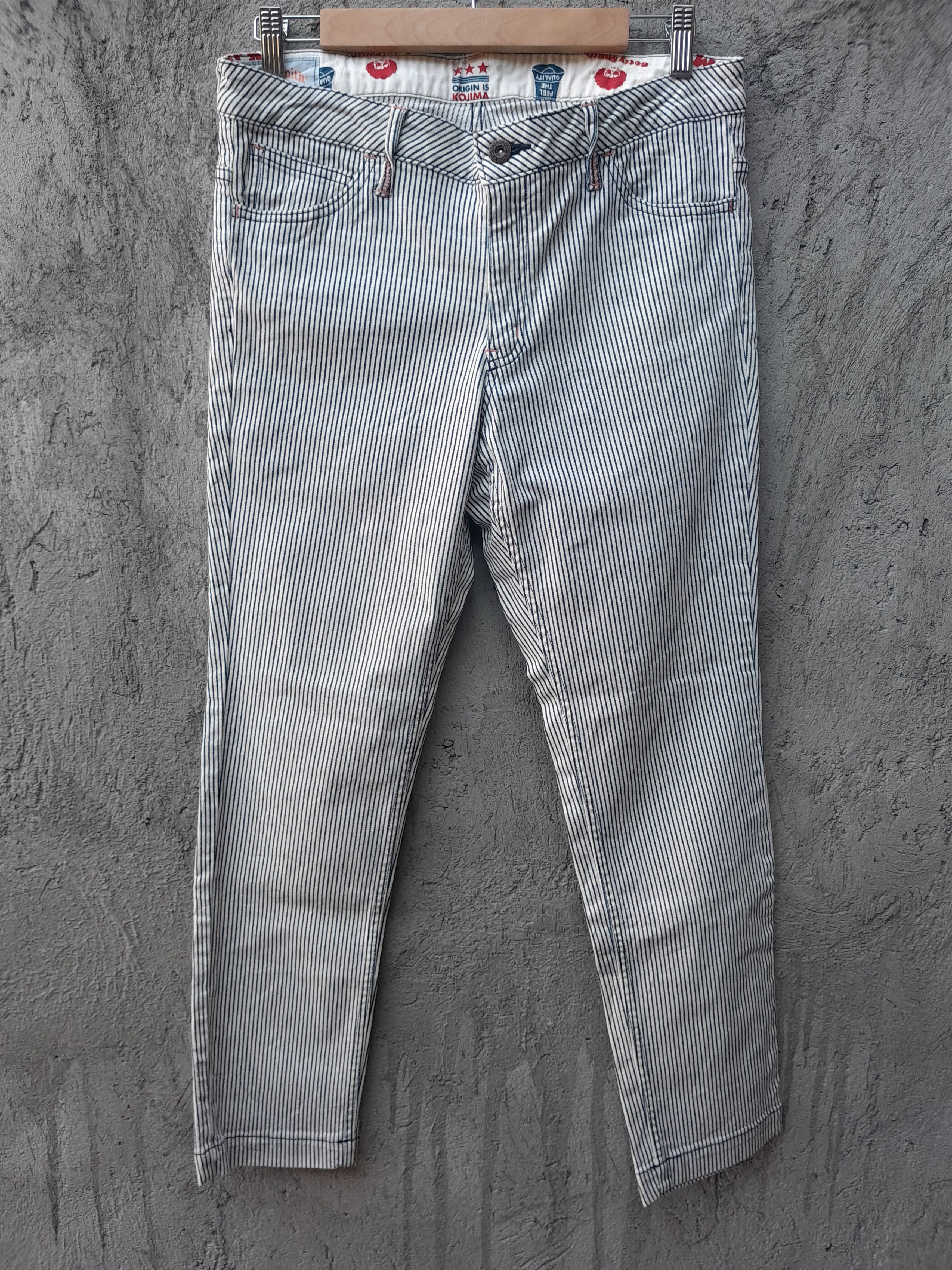 Japanese Brand Betty Smith by Kojima Hickory Stripe Pant Size US 30 / EU 46 - 1 Thumbnail