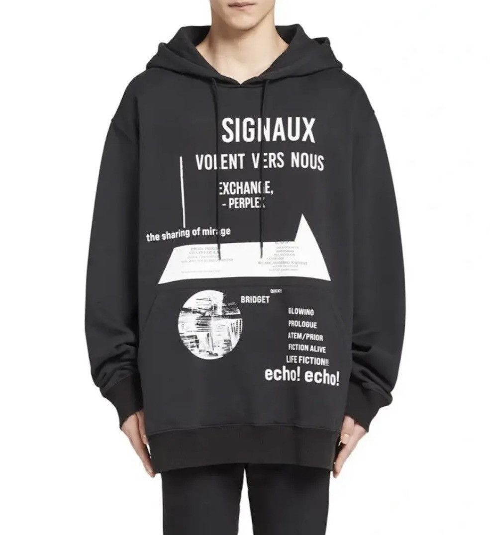 Prada logo hoodies by raf