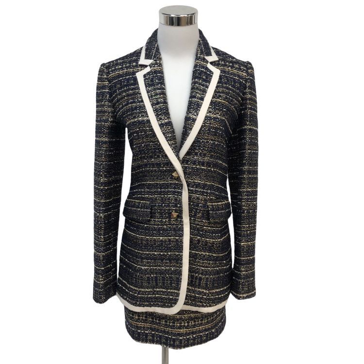 Valentino Valentino Tweed Studded Blazer Size 38 Size XS / US 0-2 / IT 36-38 - 1 Thumbnail