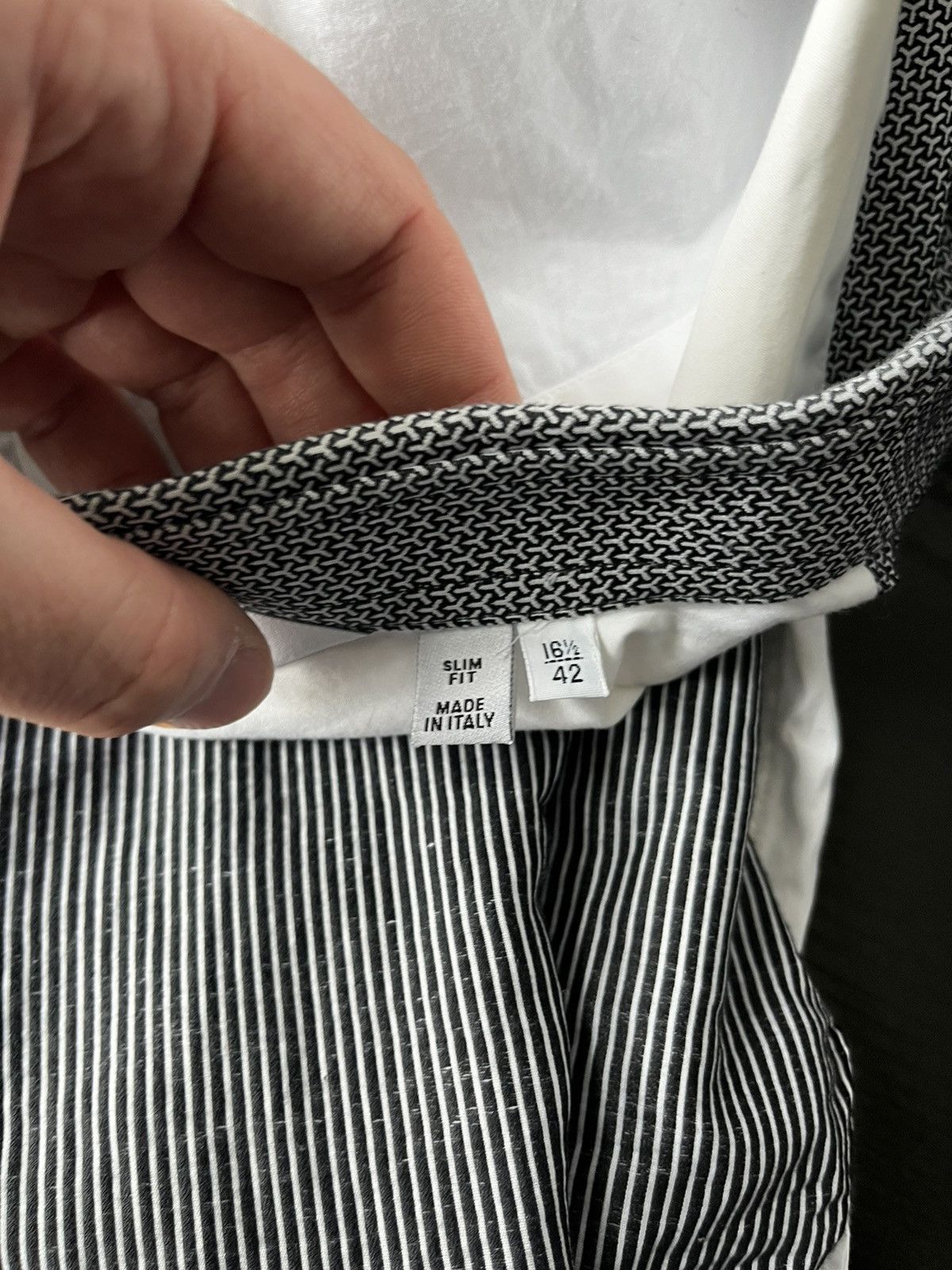 Neil Barrett Long sleeve avant-garde shirt.Like Saint Laurent or Dior. Size US L / EU 52-54 / 3 - 9 Thumbnail