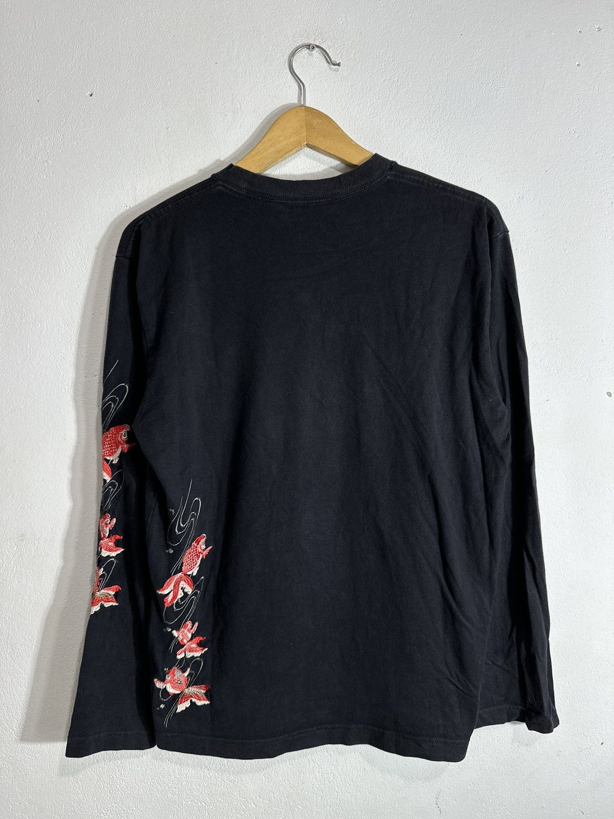 Hysteric Glamour FADED 8 KOI EMBROIDERY JAPANESE CLASSIC SCRIPT LONG SLEEVE Size US M / EU 48-50 / 2 - 2 Thumbnail