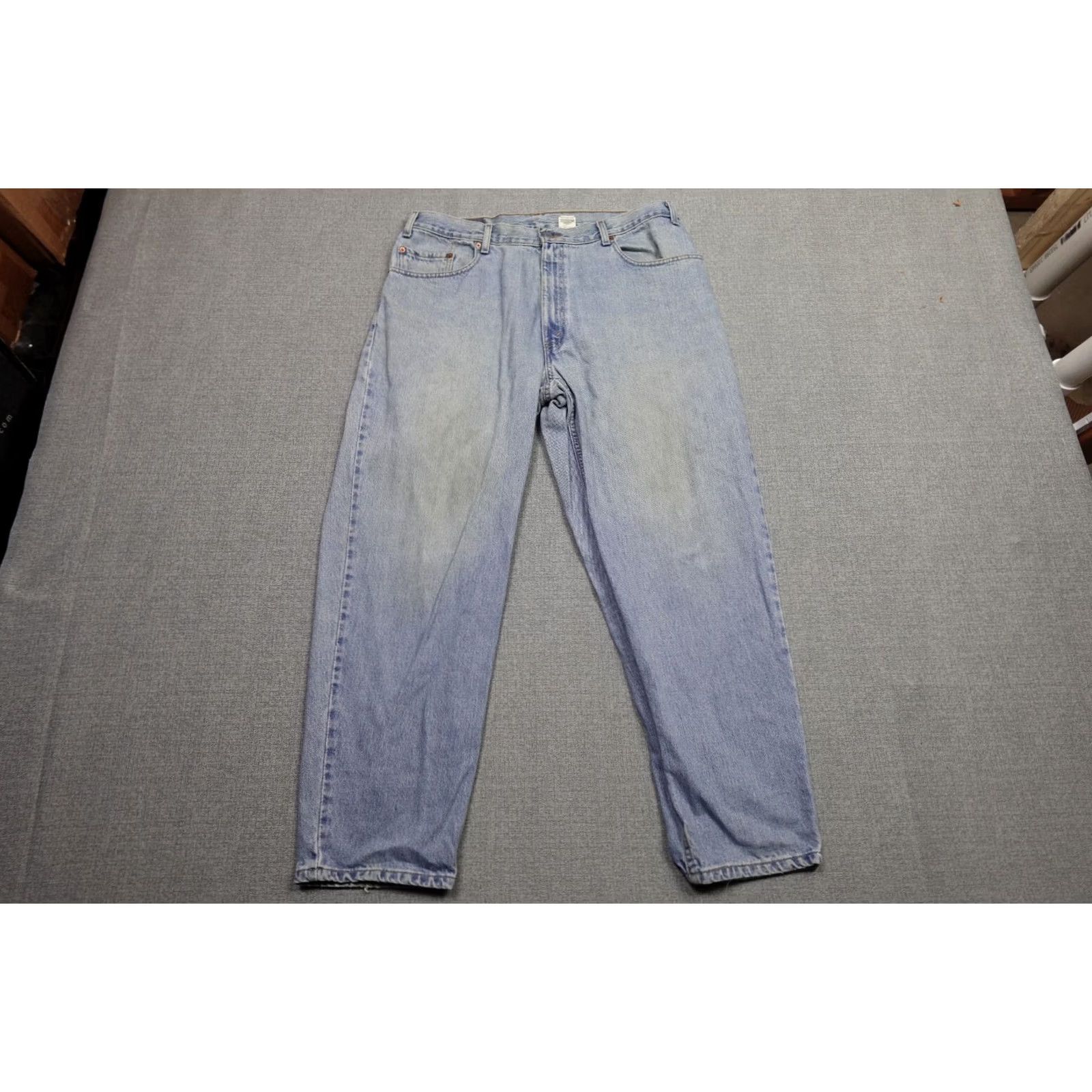 Levi's VINTAGE Levi’s 560 Jeans Men 36x30 Blue Baggy Light Wash Wide Leg Hip Hop Skater Jeans Men Size US 36 / EU 52 - 2 Thumbnail