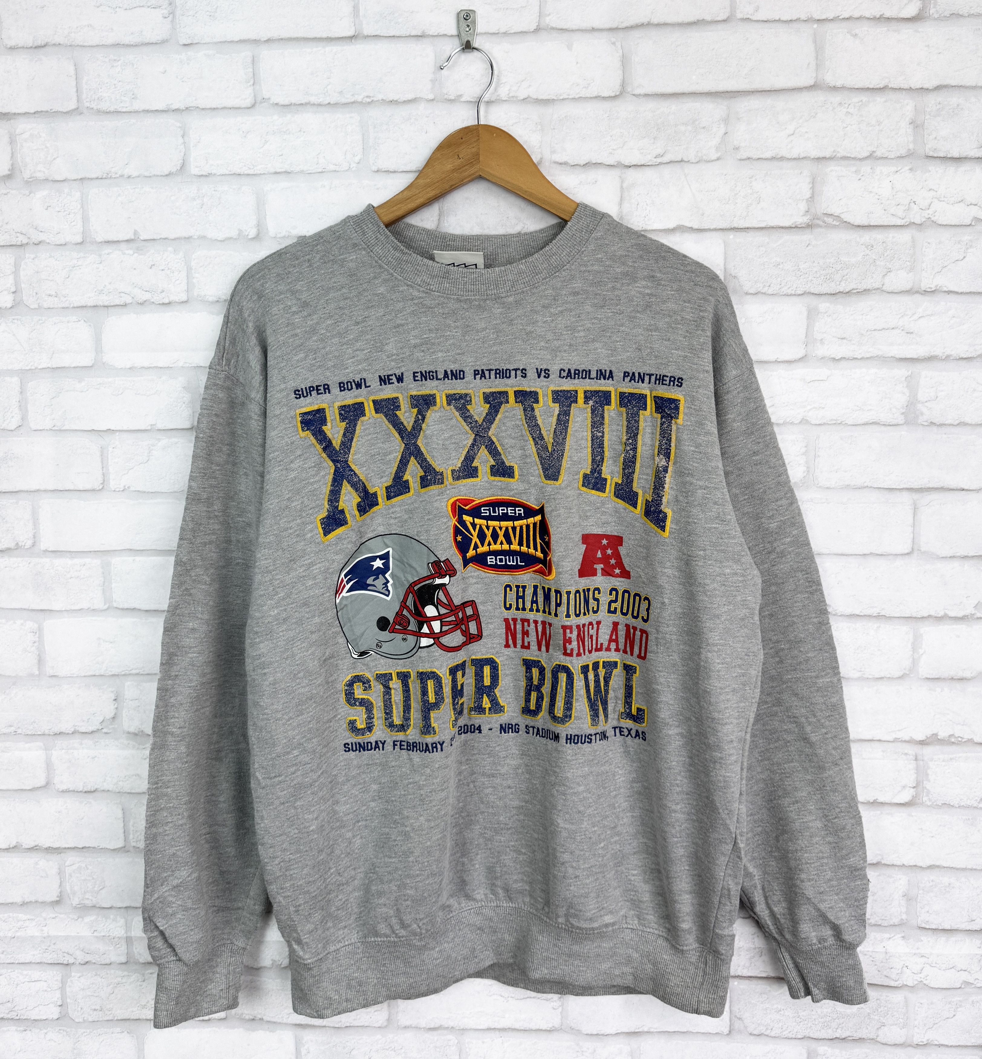 2003 SUPER BOWL NFL NEW ENGLAND Sweatshirt