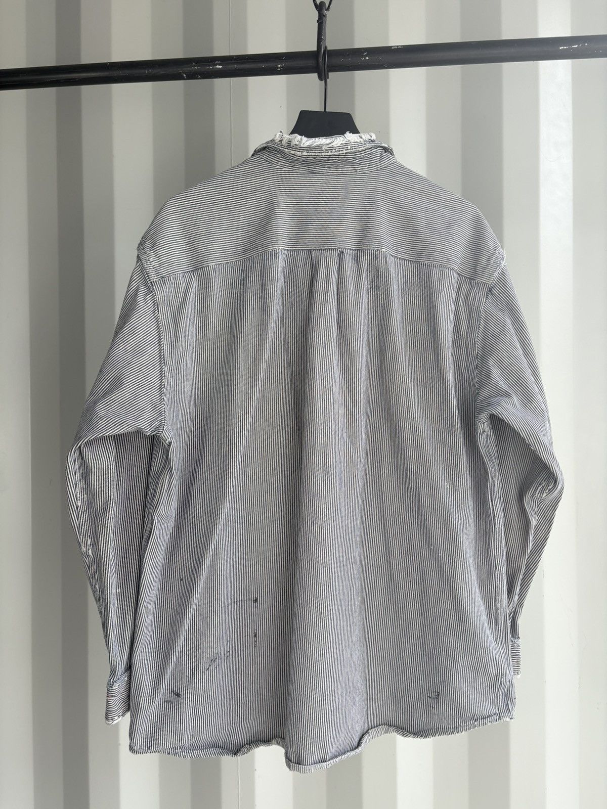 Vintage Thrashed Carhartt Work Shirt Distressed Faded ERD GRUNGE WCC Size US XL / EU 56 / 4 - 4 Thumbnail