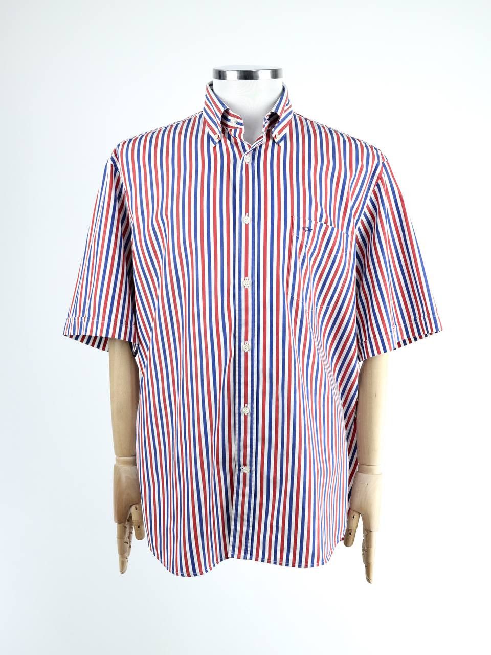 Paul & Shark PAUL & SHARK Short sleeves shirt in a stripe Size US XXL / EU 58 / 5 - 1 Thumbnail