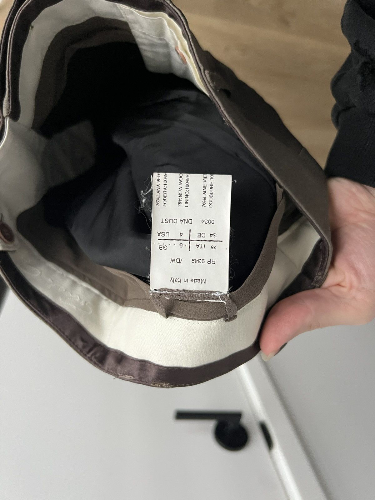 Rick Owens AW12 MOUNTAIN Silk Trousers Size 26" / US 2 / IT 38 - 4 Thumbnail