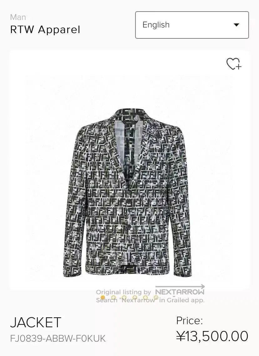 Fendi Fendi Men's All. Size US S / EU 44-46 / 1 - 5 Thumbnail