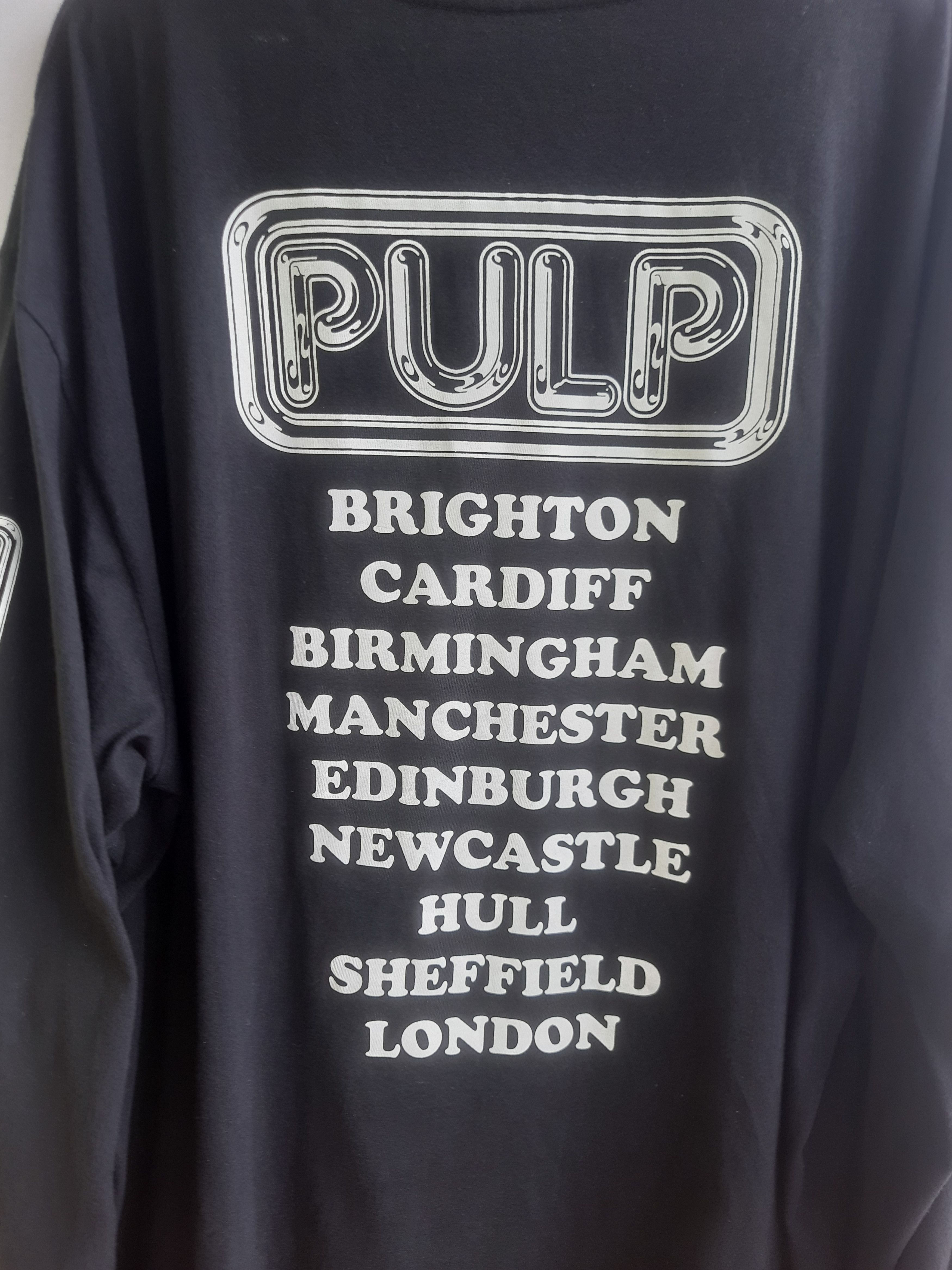 Band Tees Pulp Different Class Album UK Tour Fan made Size US XL / EU 56 / 4 - 6 Thumbnail