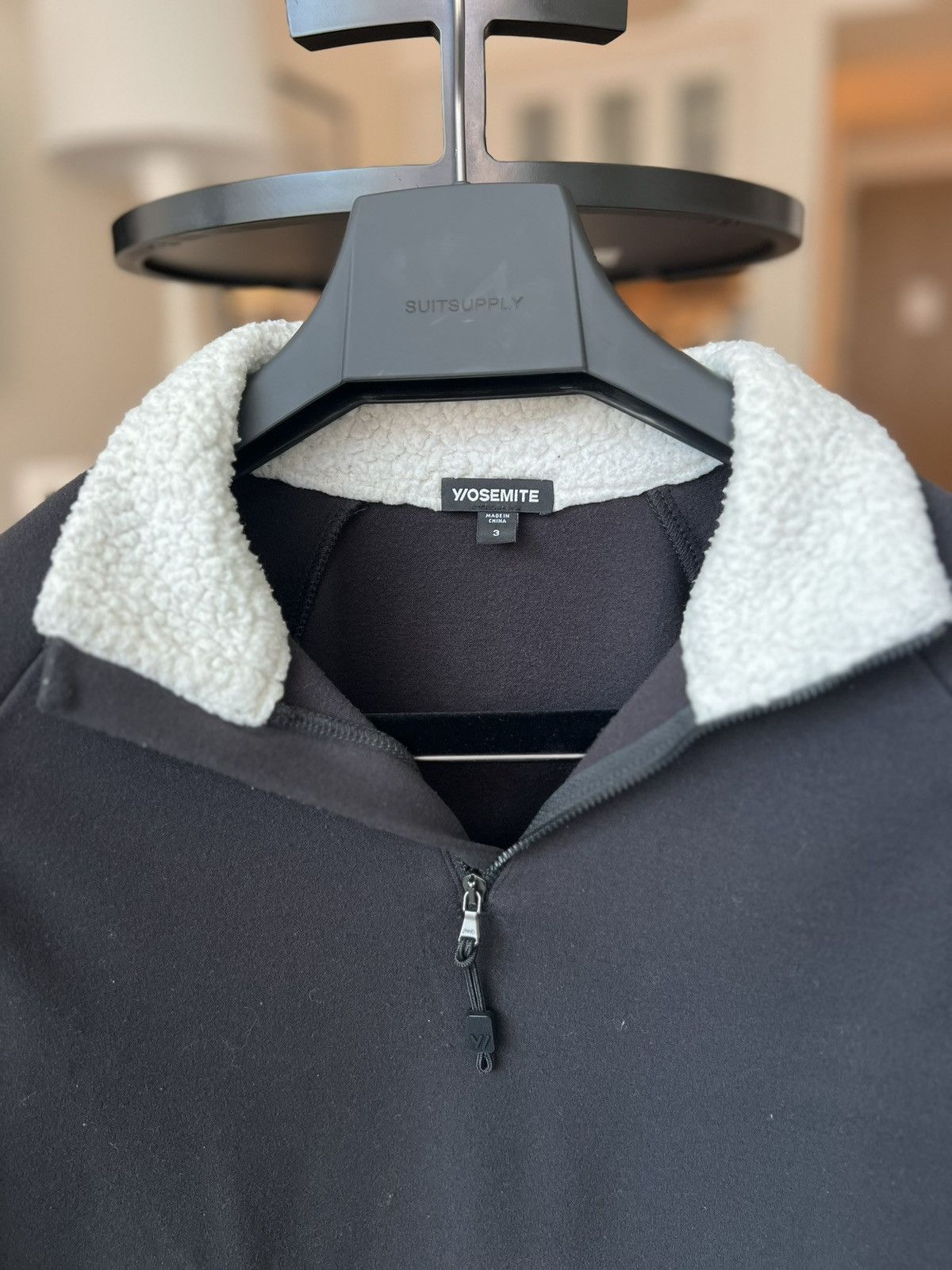 James Perse James Perse Yosemite Sherpa Quarter Zip Size L MSRP $500 Size US L / EU 52-54 / 3 - 3 Thumbnail