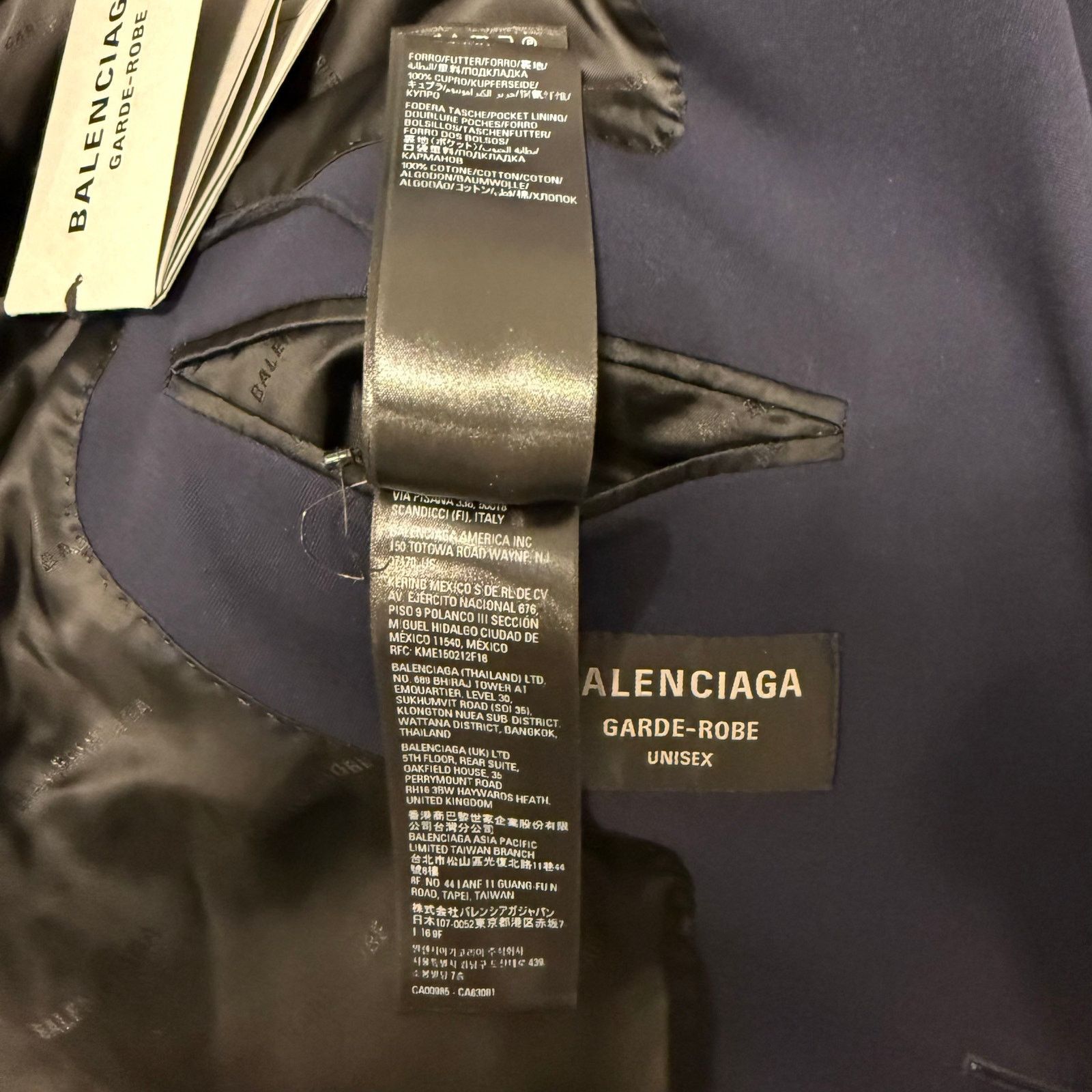 Balenciaga $4000+ Value NEW Balenciaga Garde-Robe Unisex Wool Jacket Size US M / EU 48-50 / 2 - 13 Thumbnail