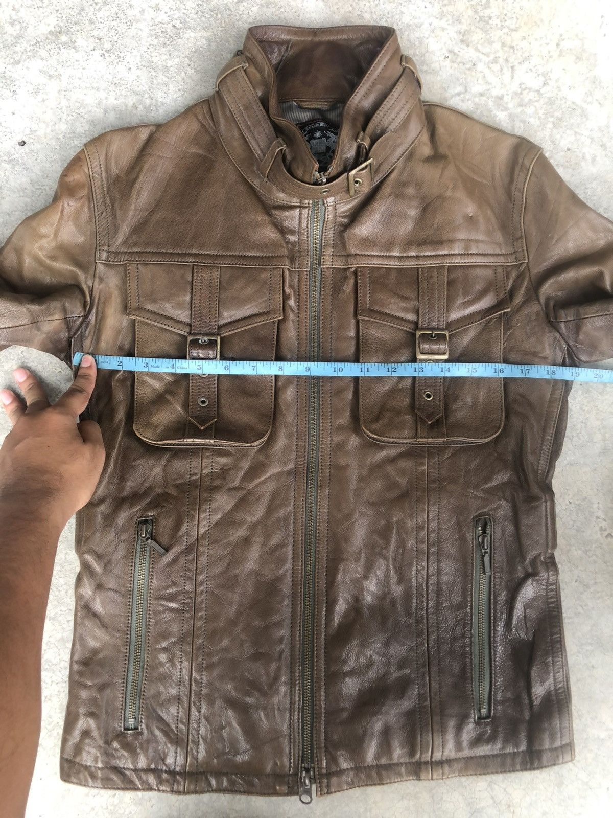 Tornado Mart Tornado Mart Leather Jacket Size US L / EU 52-54 / 3 - 10 Thumbnail
