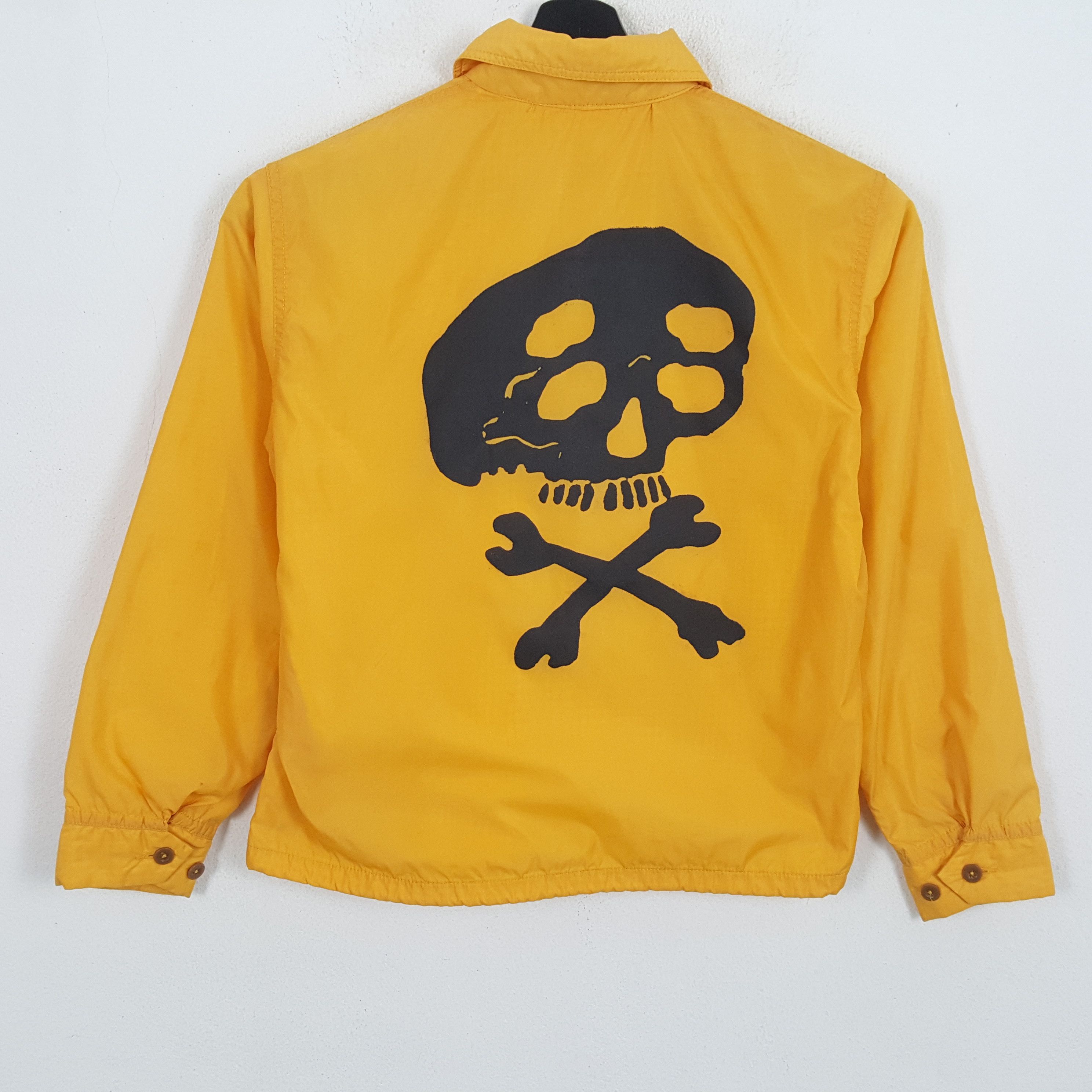 45RPM X Custom SKULL Style Japanese Brand Windbreaker Jacket