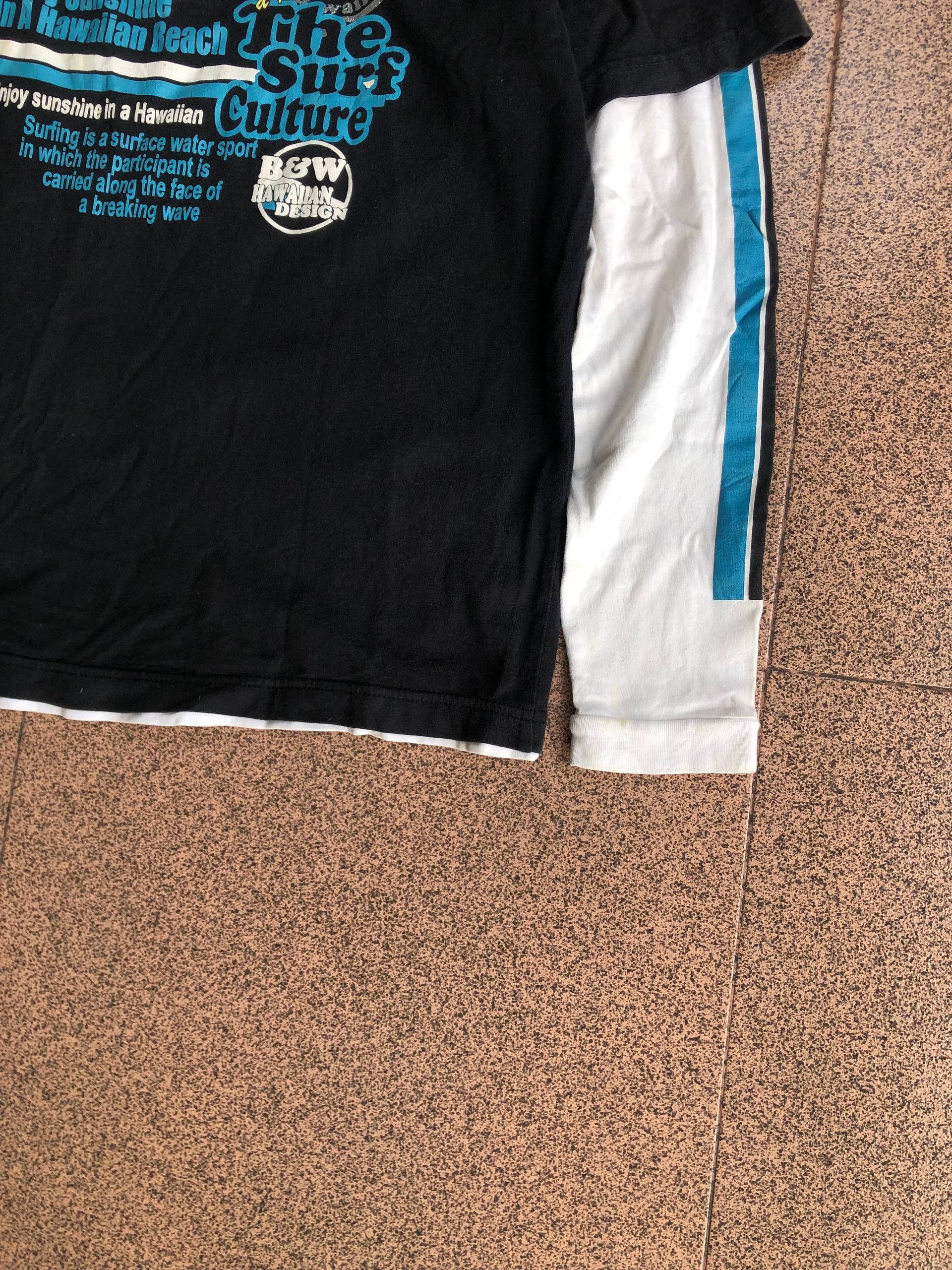 If Six Was Nine Japanese Double Layer Poem B&W Surf Vkei Y2k Size US L / EU 52-54 / 3 - 7 Thumbnail