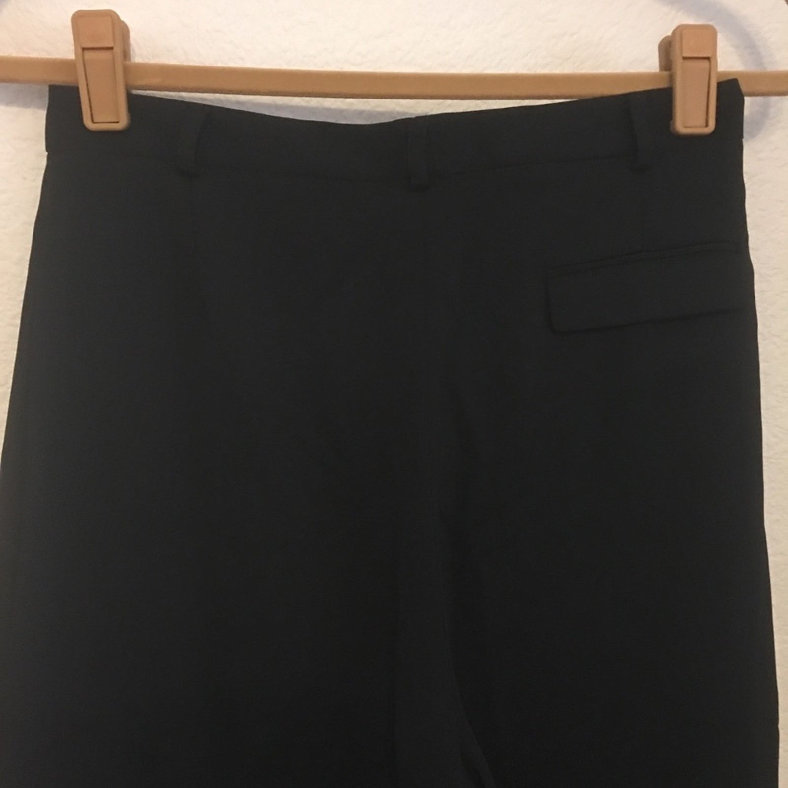 Vintage Yansi Fugel black wide leg cropped pant 12 Size 34" / US 12 / IT 48 - 8 Thumbnail
