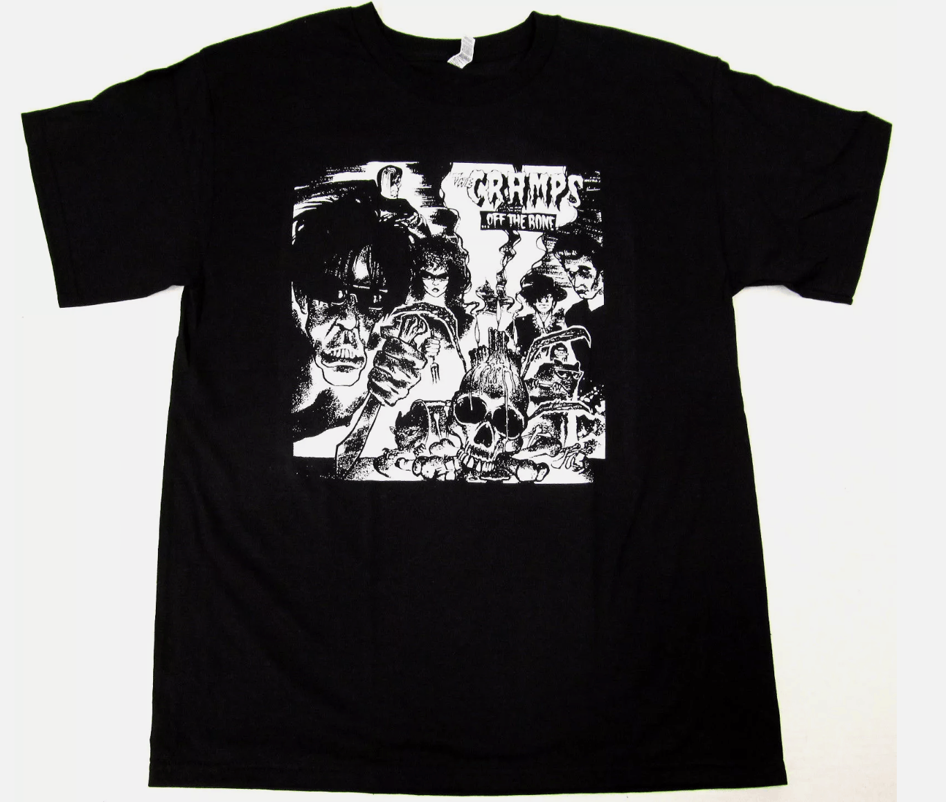 Band Tees The CRAMPS Band Off The Bone T-shirt Punk Rock Tee Size US XL / EU 56 / 4 - 2 Thumbnail