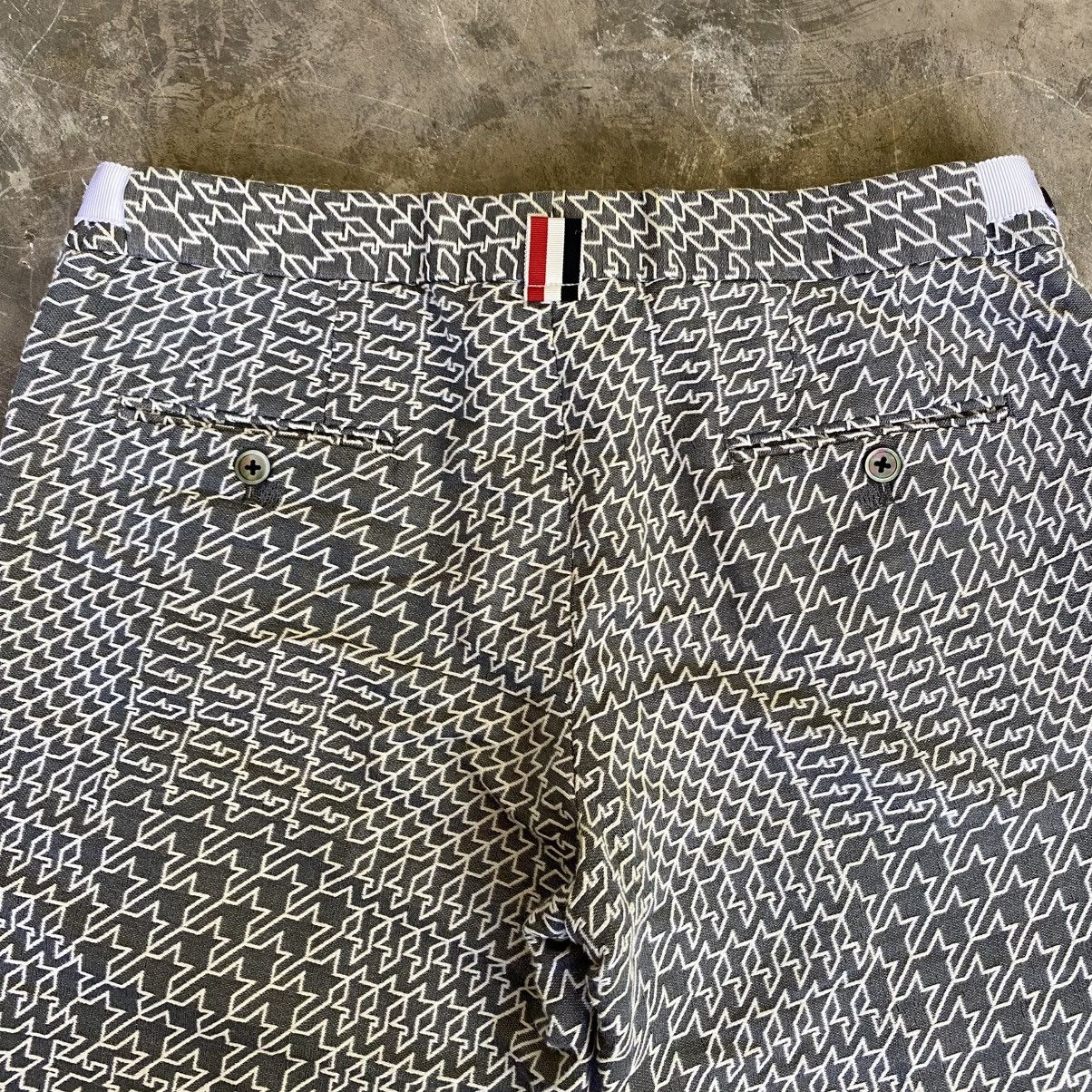 Thom Browne Thom Browne Luxur Grey Embroidery Full Pants Size US 35 - 7 Thumbnail