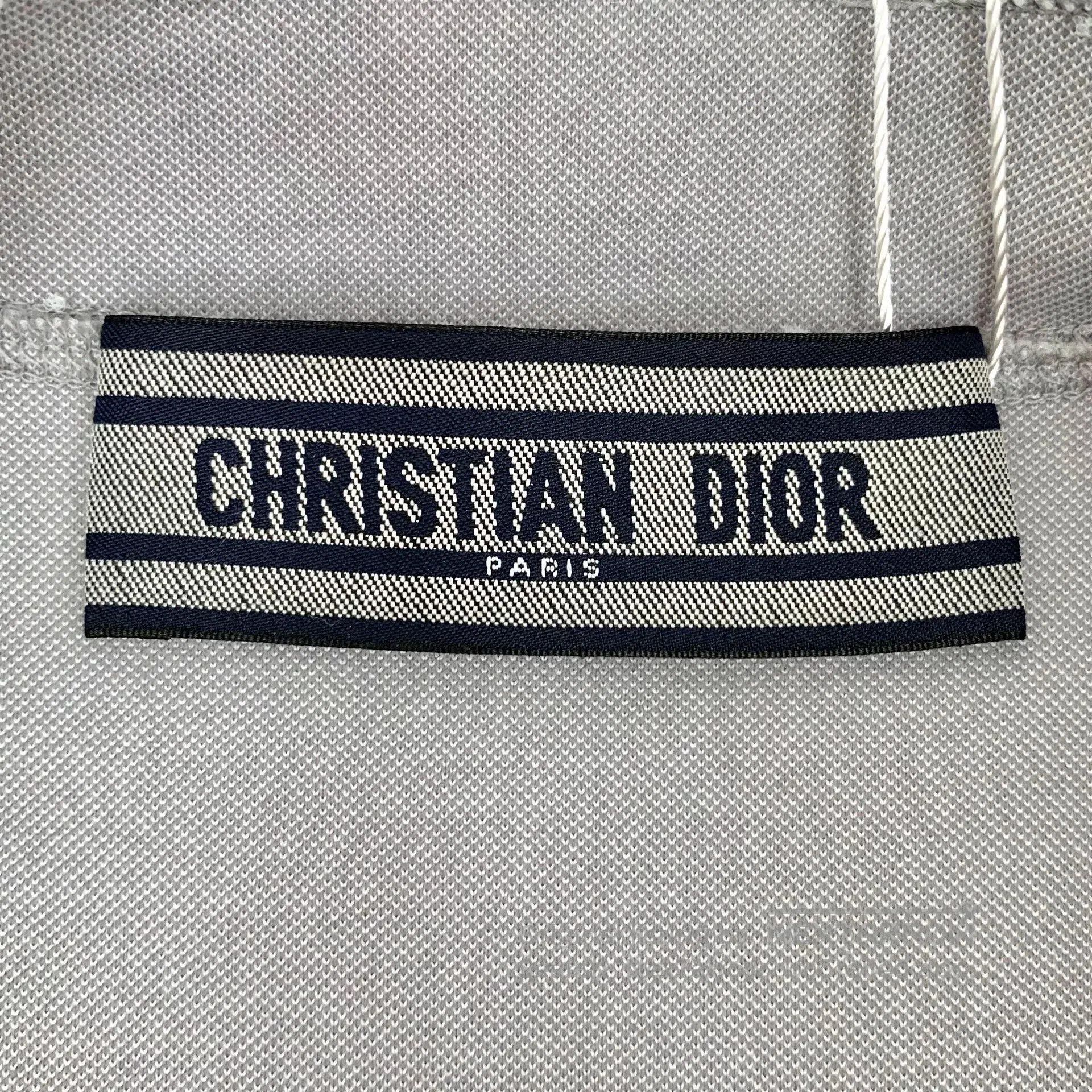 Dior gray logo sleeveless half-zip dress. Size M / US 6-8 / IT 42-44 - 6 Thumbnail