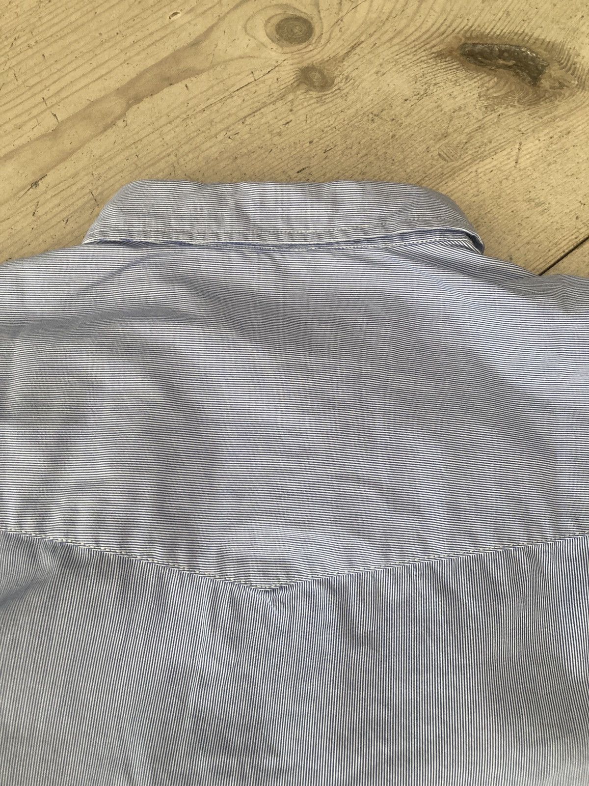 Officine Generale Simple pinstripe shirt Size US S / EU 44-46 / 1 - 3 Thumbnail