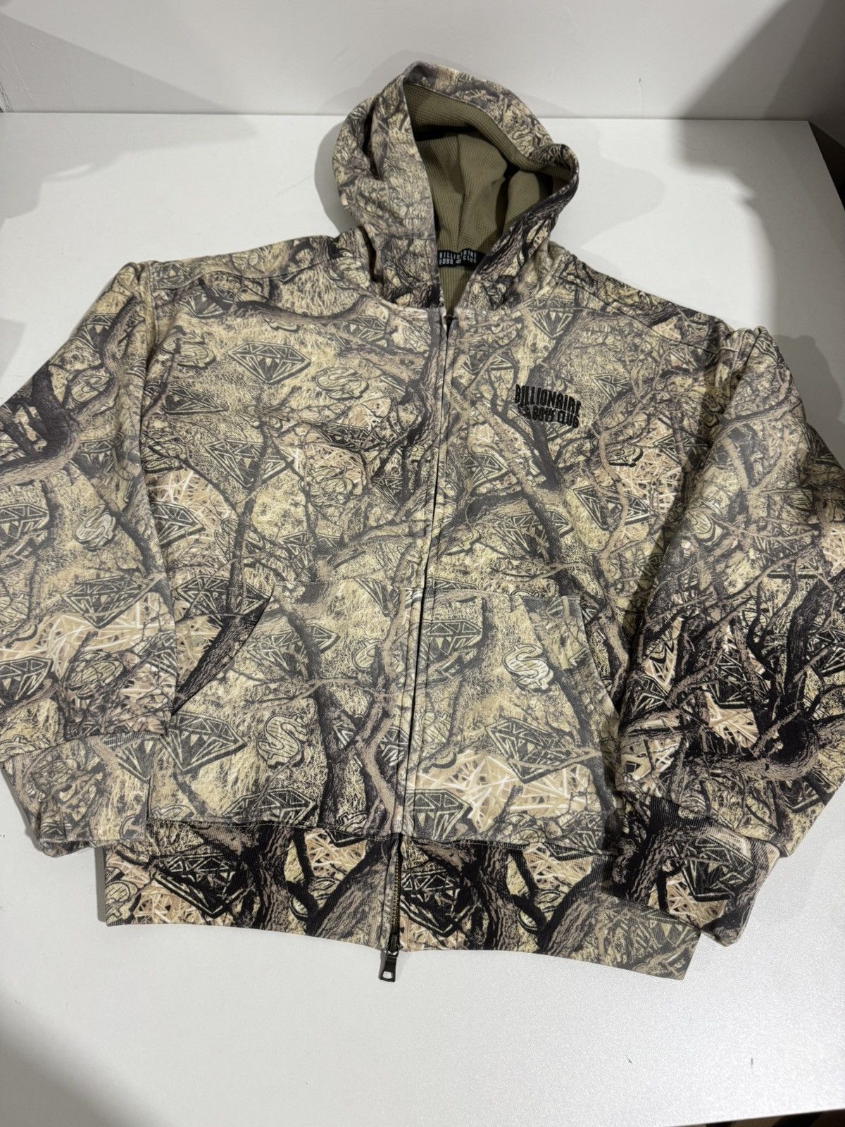 Billionaire Boys Club BBC tree camo thermal lined hoodie S Size US S / EU 44-46 / 1 - 1 Thumbnail